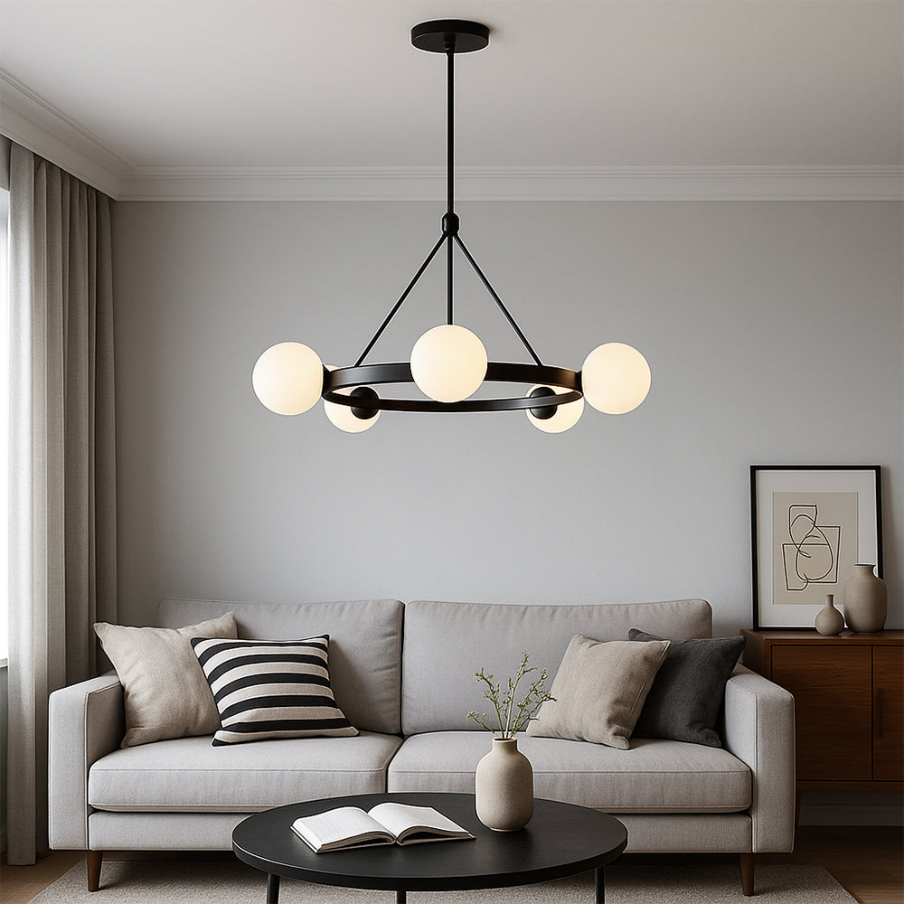 Uskas Nordic 5 head Chandelier