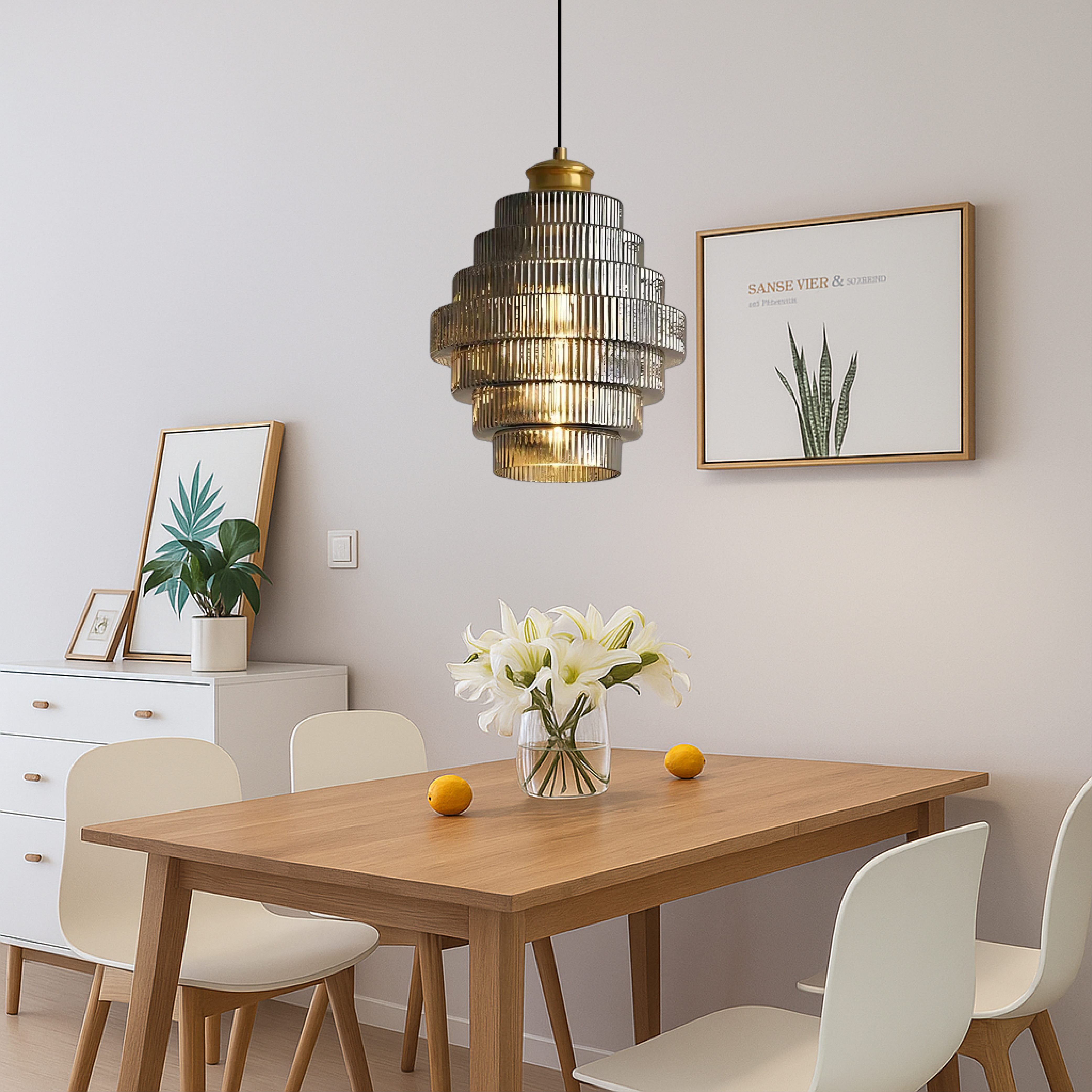L'otre Glass Pendant Light