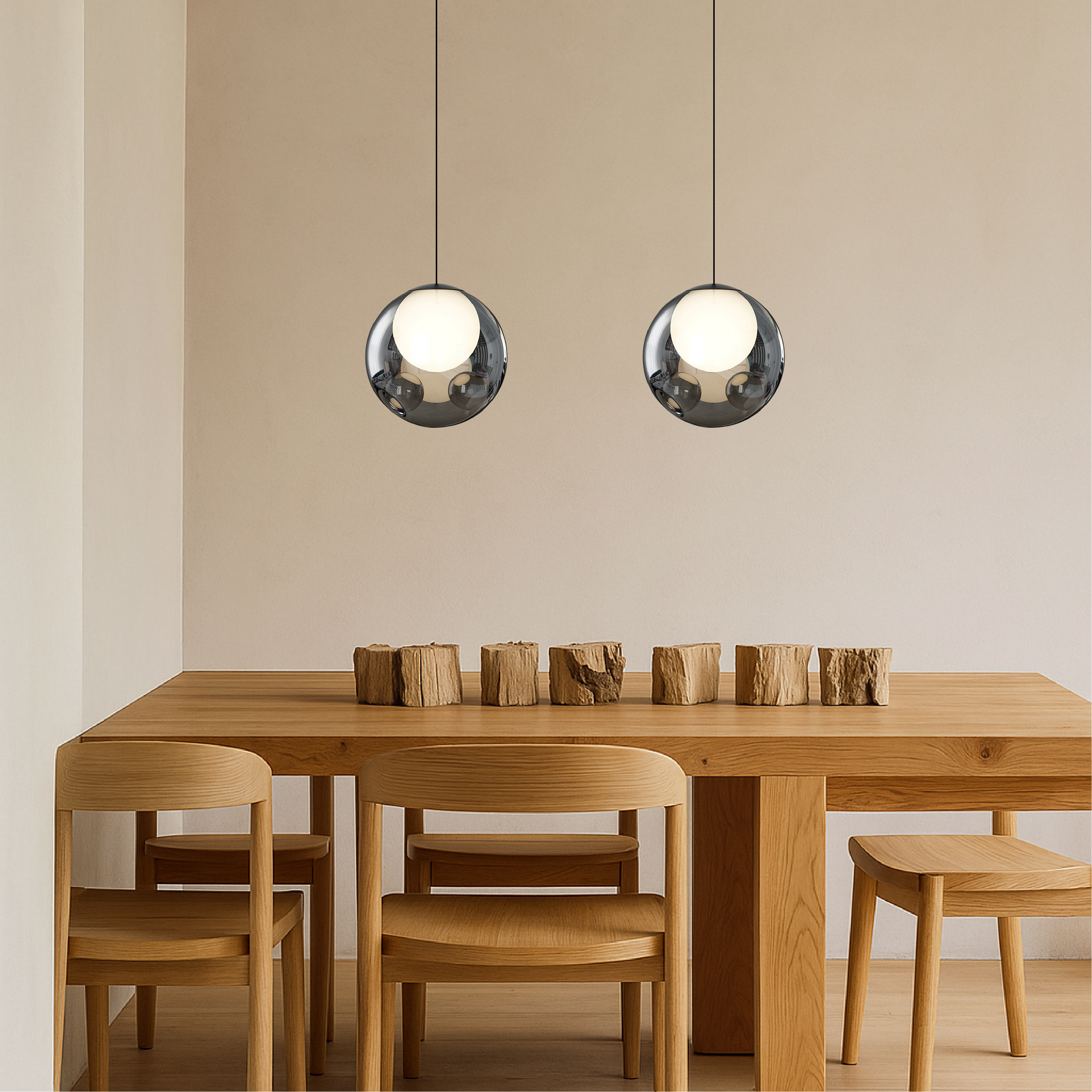 Italian Glass Pendant Light