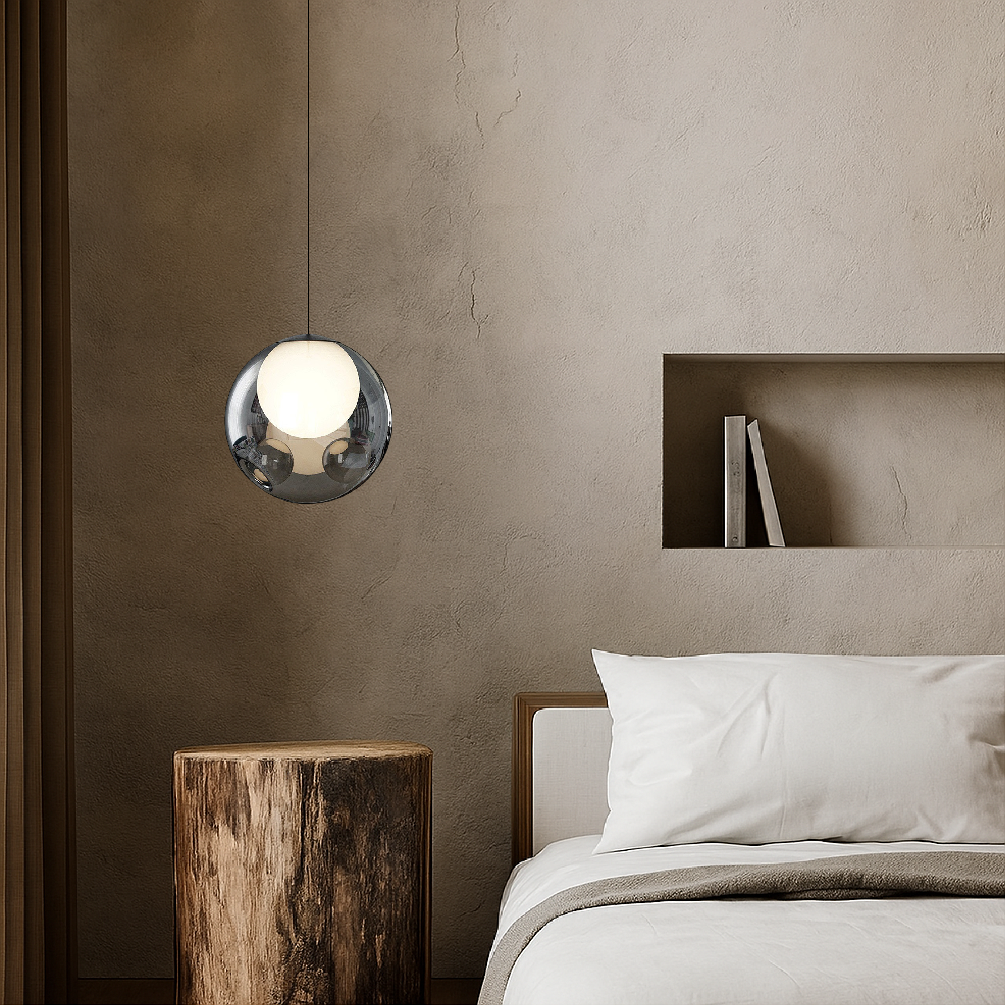 Italian Glass Pendant Light