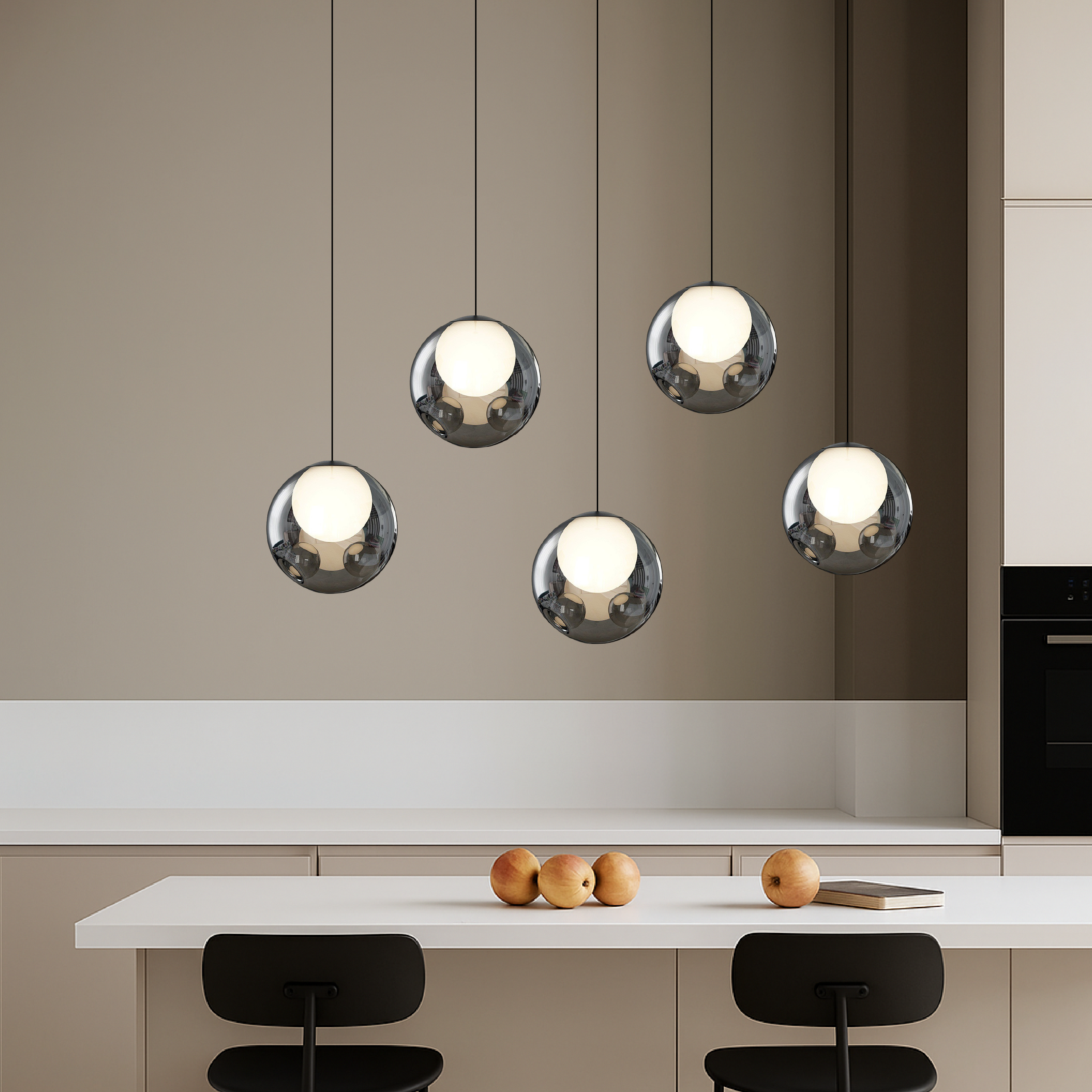 Italian Glass Pendant Light