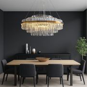 Lustre de luxe en cristal