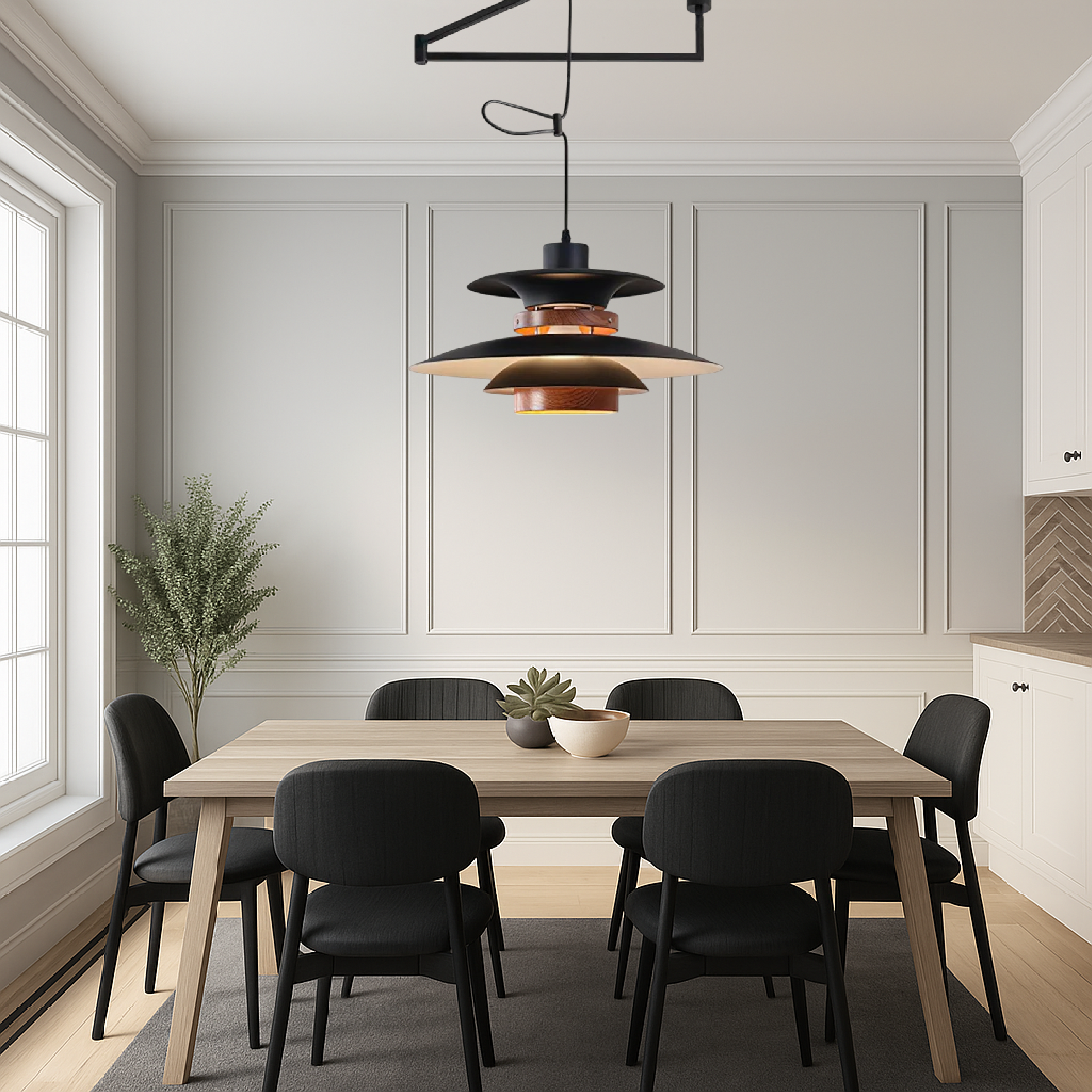 Merado Swing Arm Pendant Light