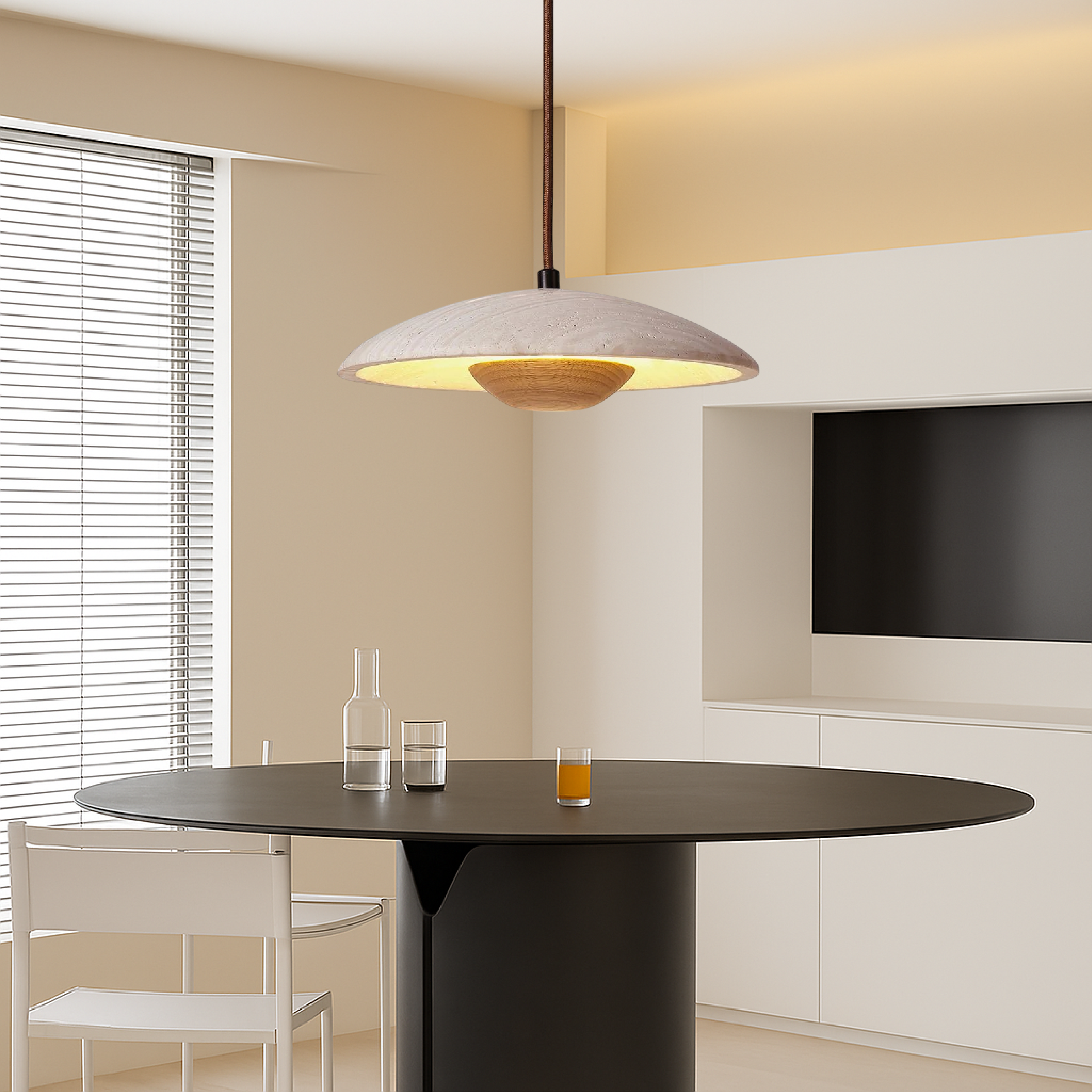 Sola Stone Pendant Light