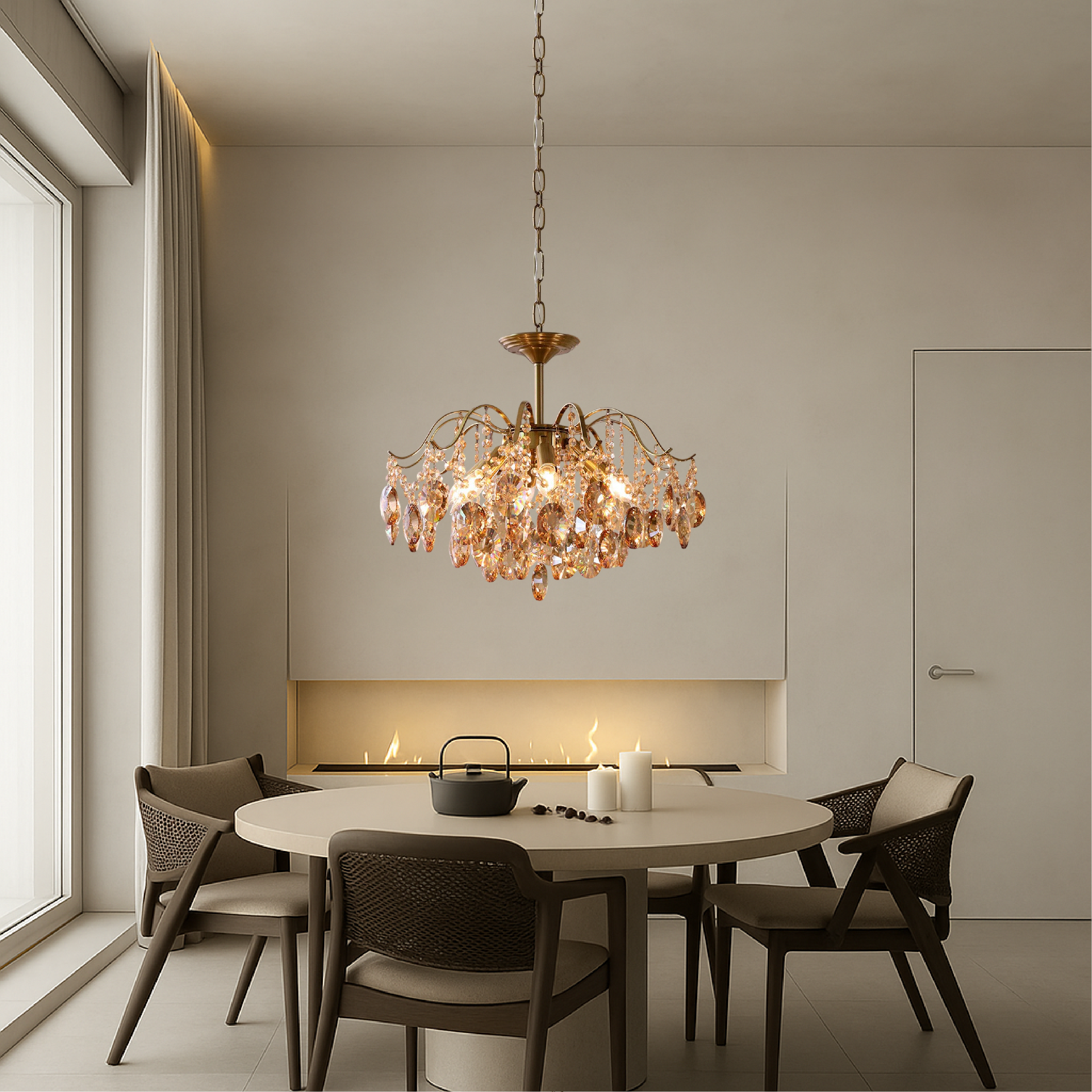 Crystal Retro Chandelier