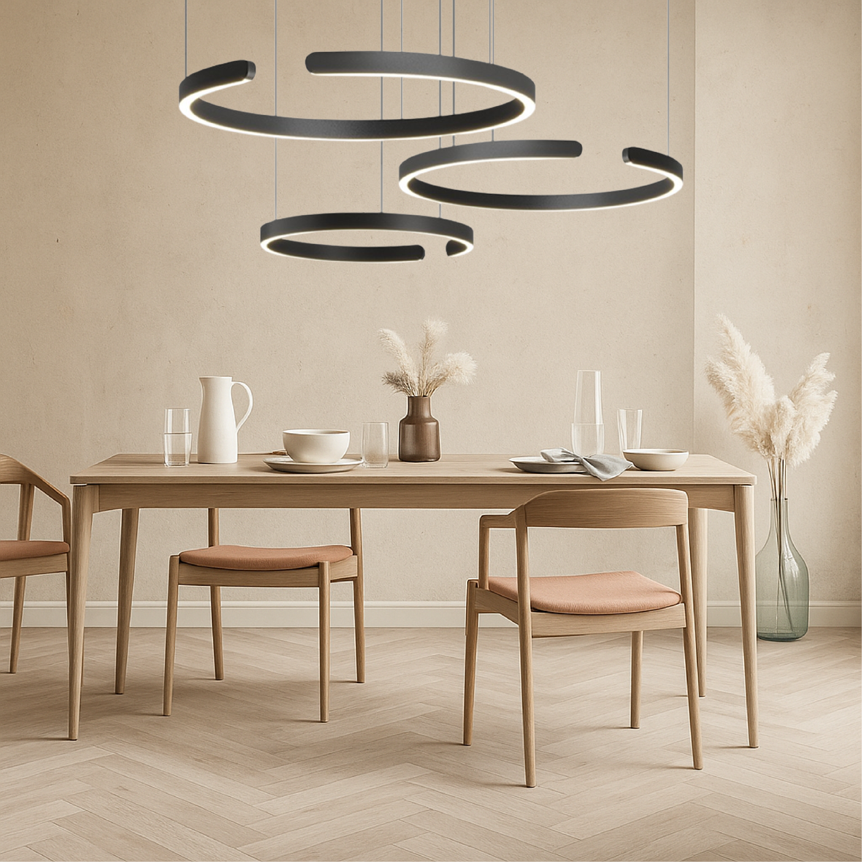 3-Rings Nordic Pendant Light
