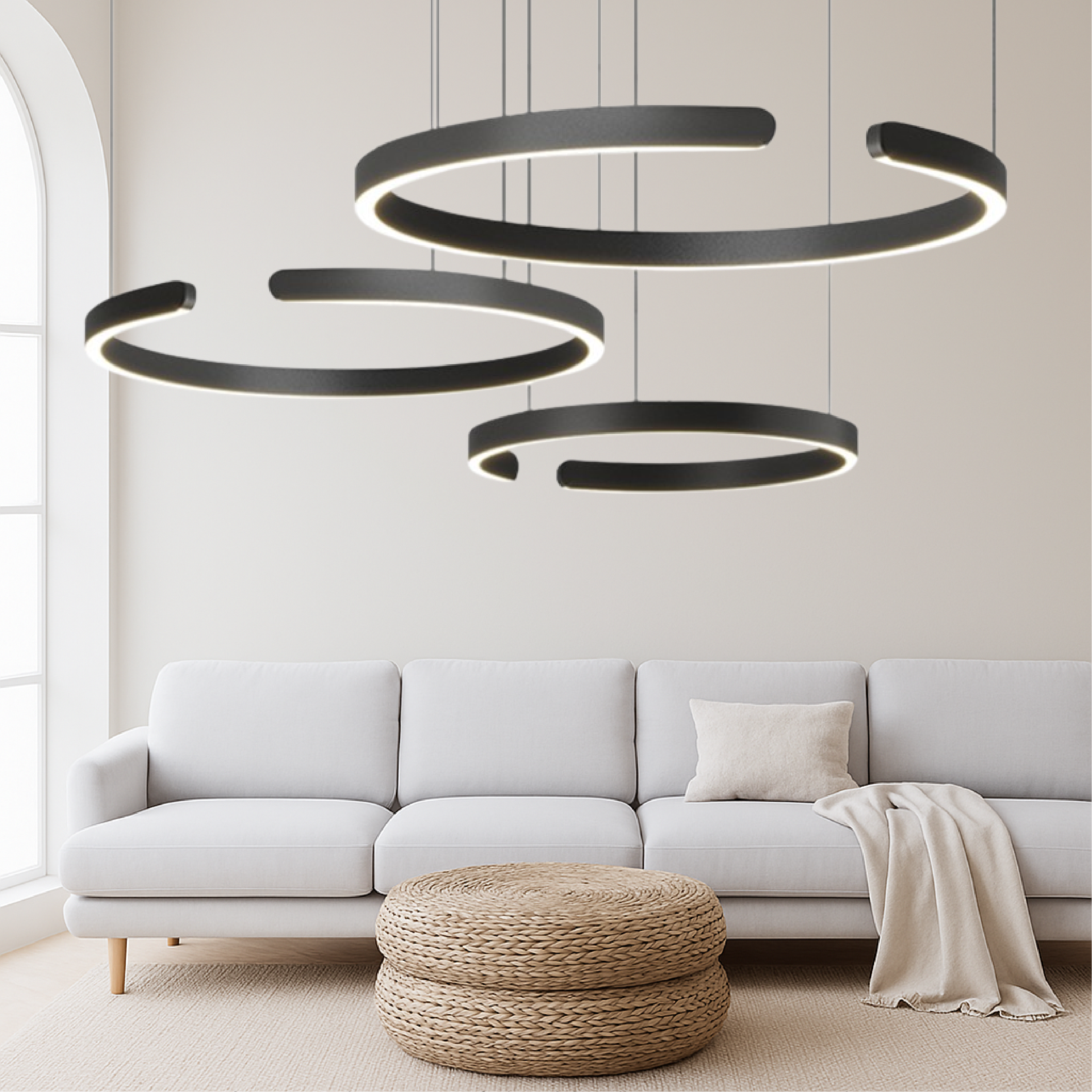3-Rings Nordic Pendant Light