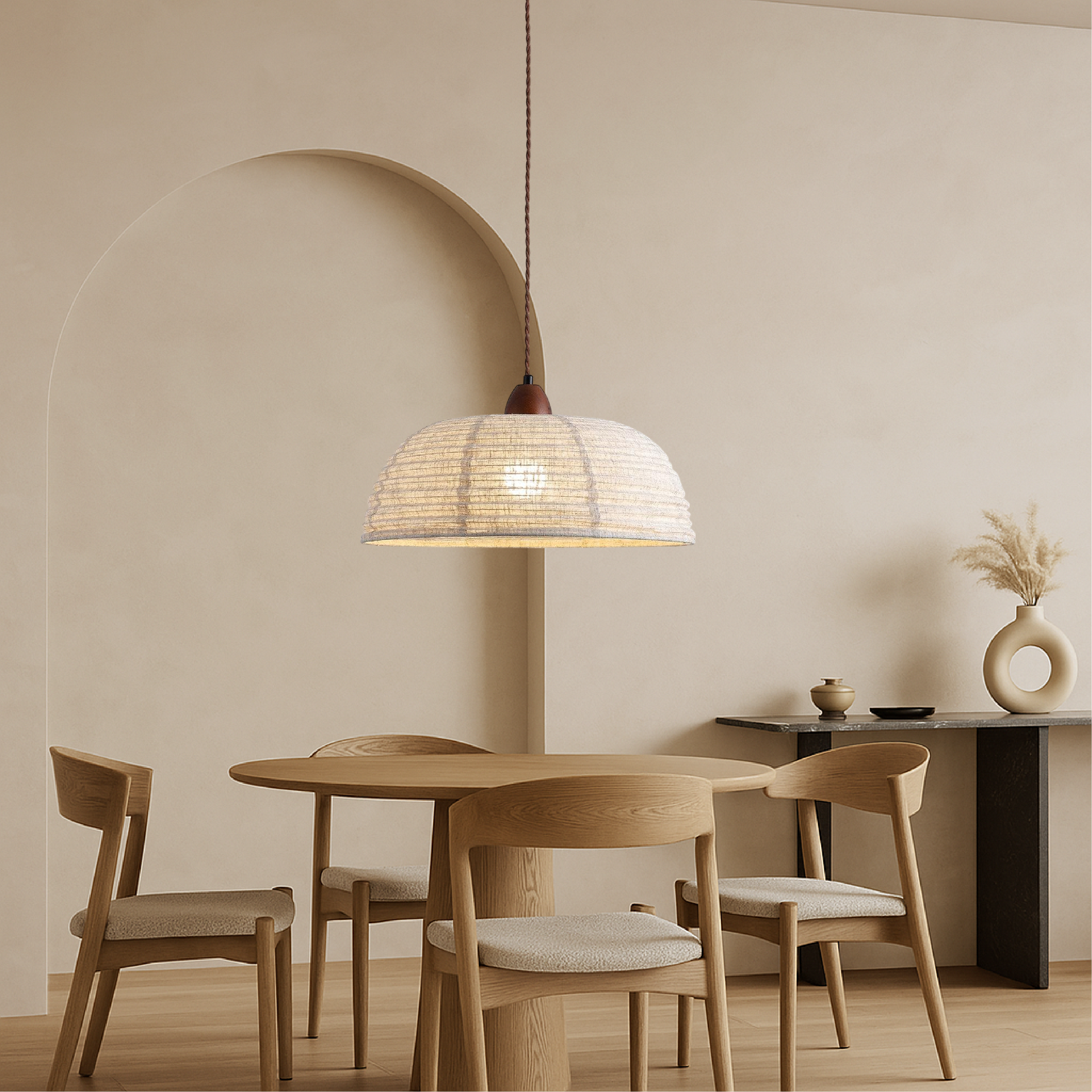 Fabric Pendant Light