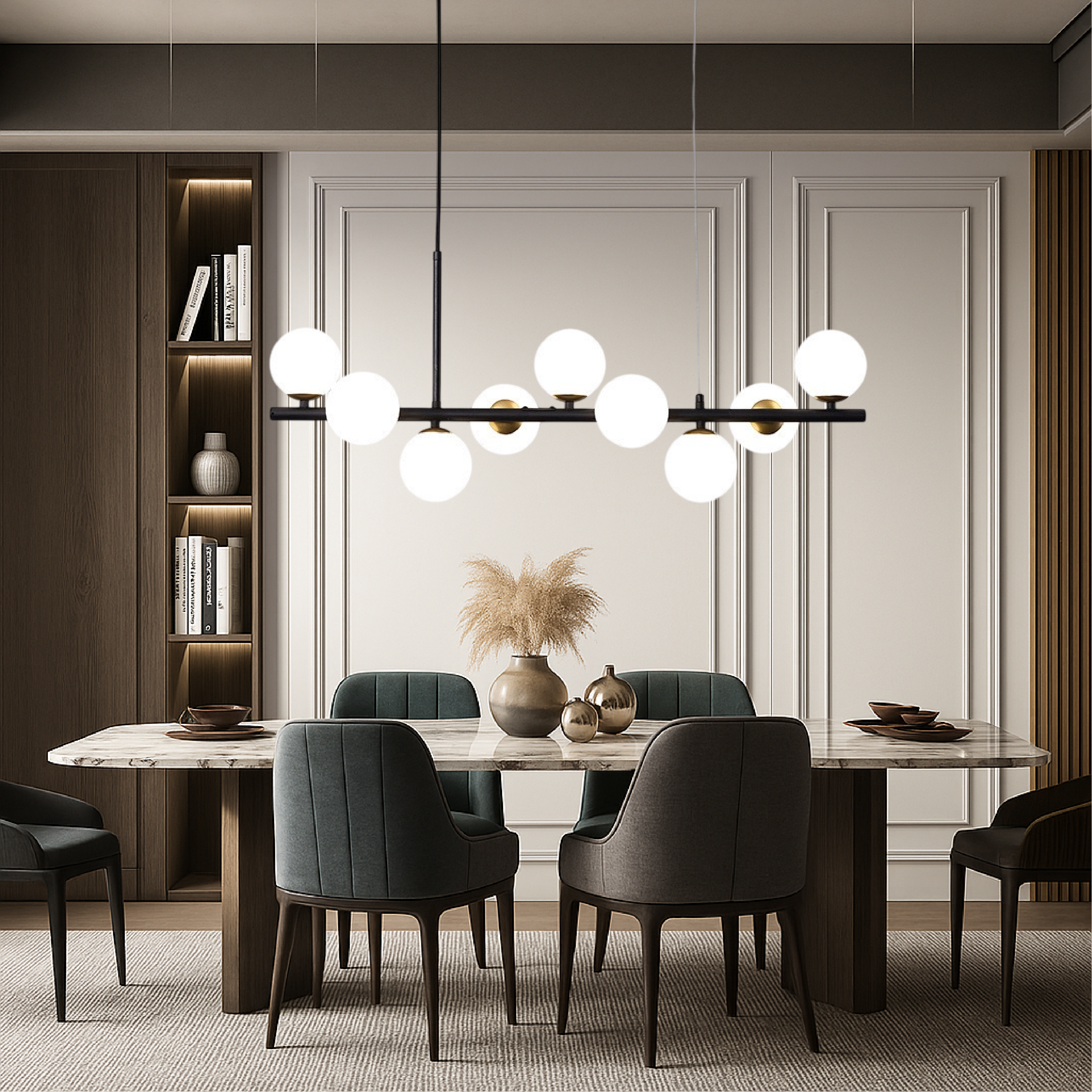 Dining Room Black Pendant Light