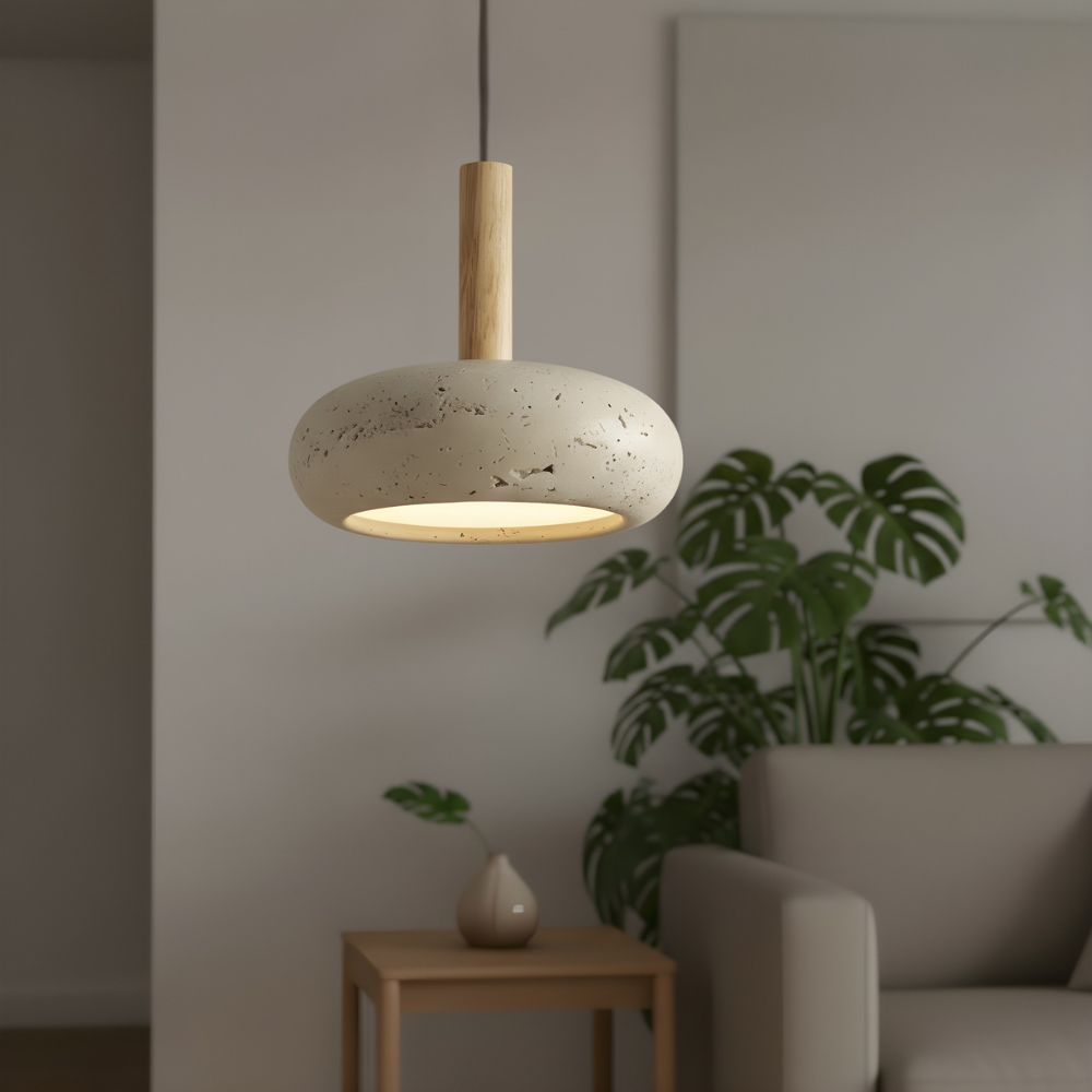 Travertine Pendant Light