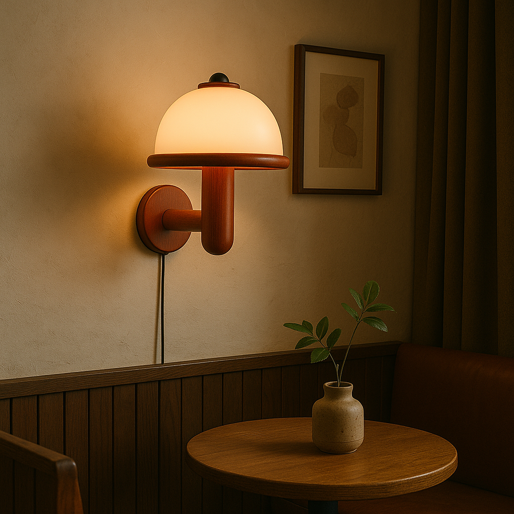Mushroom Wall Lamp