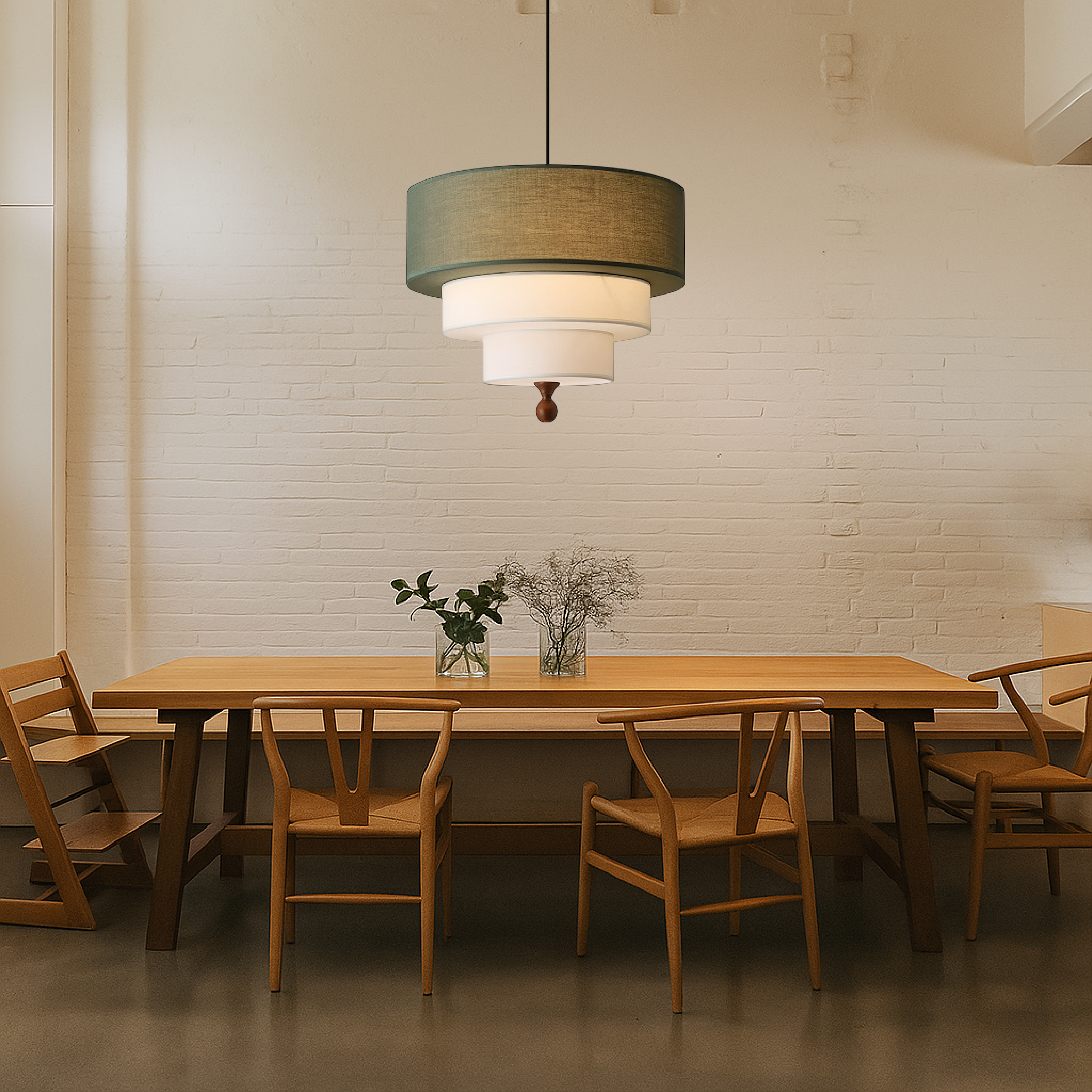 Silk And Cotton Pendant Lights