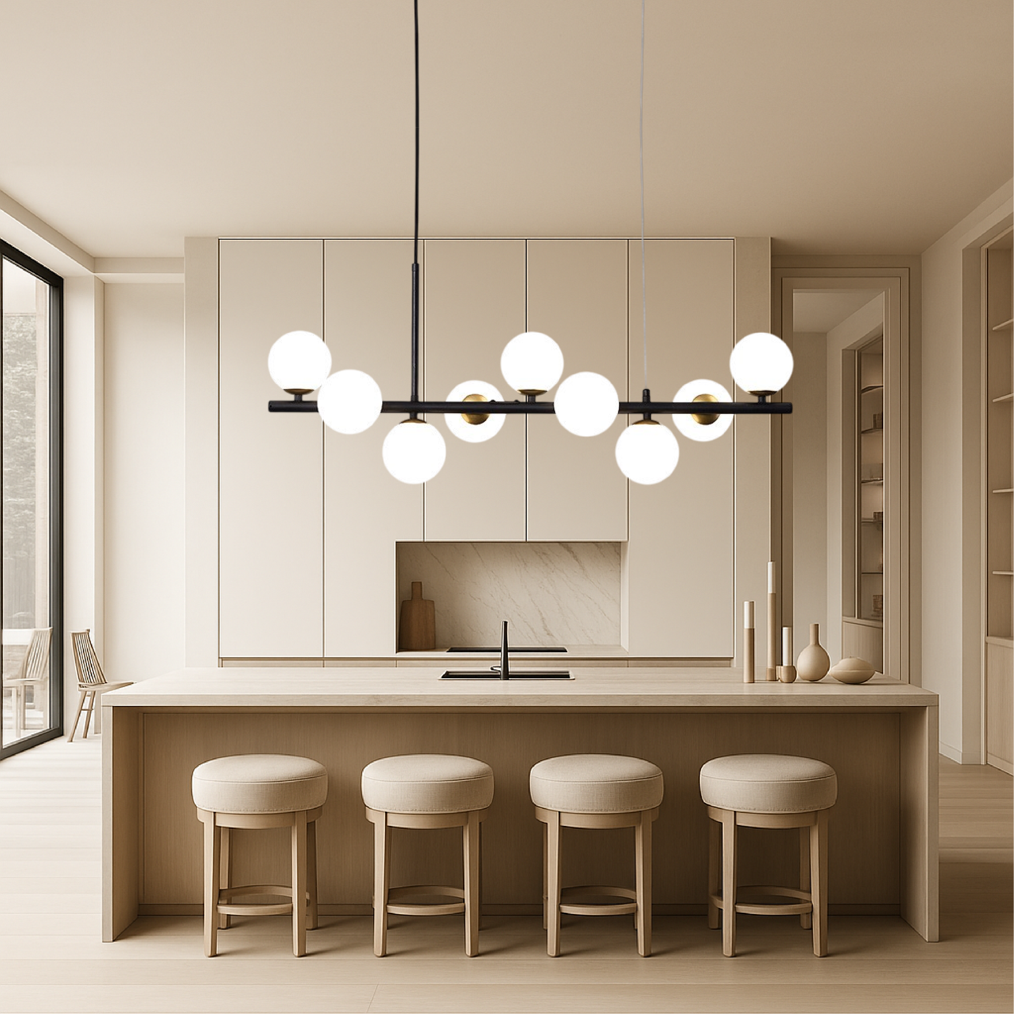 Dining Room Black Pendant Light