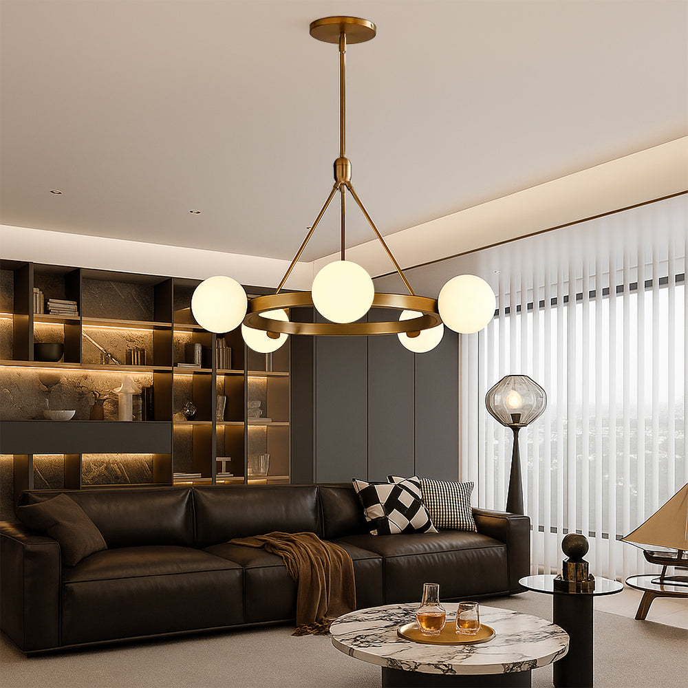 Uskas Nordic 5 head Chandelier