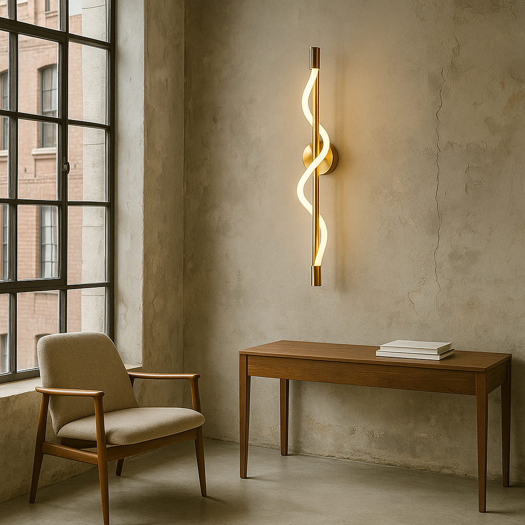 Linear Curve Wall Lamp
