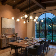 Nordisk loftslampe i glas