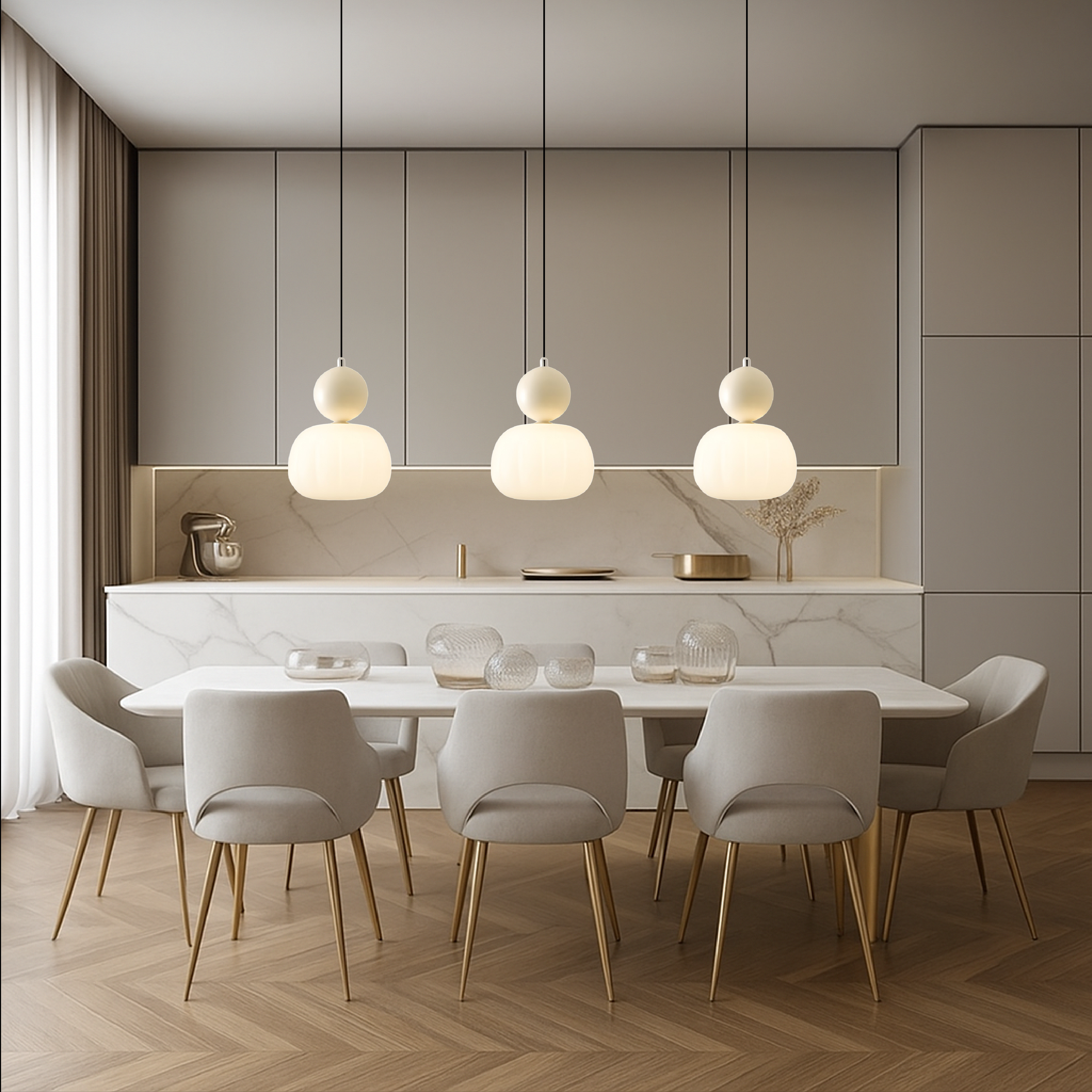 Lampe pendante Art Déco