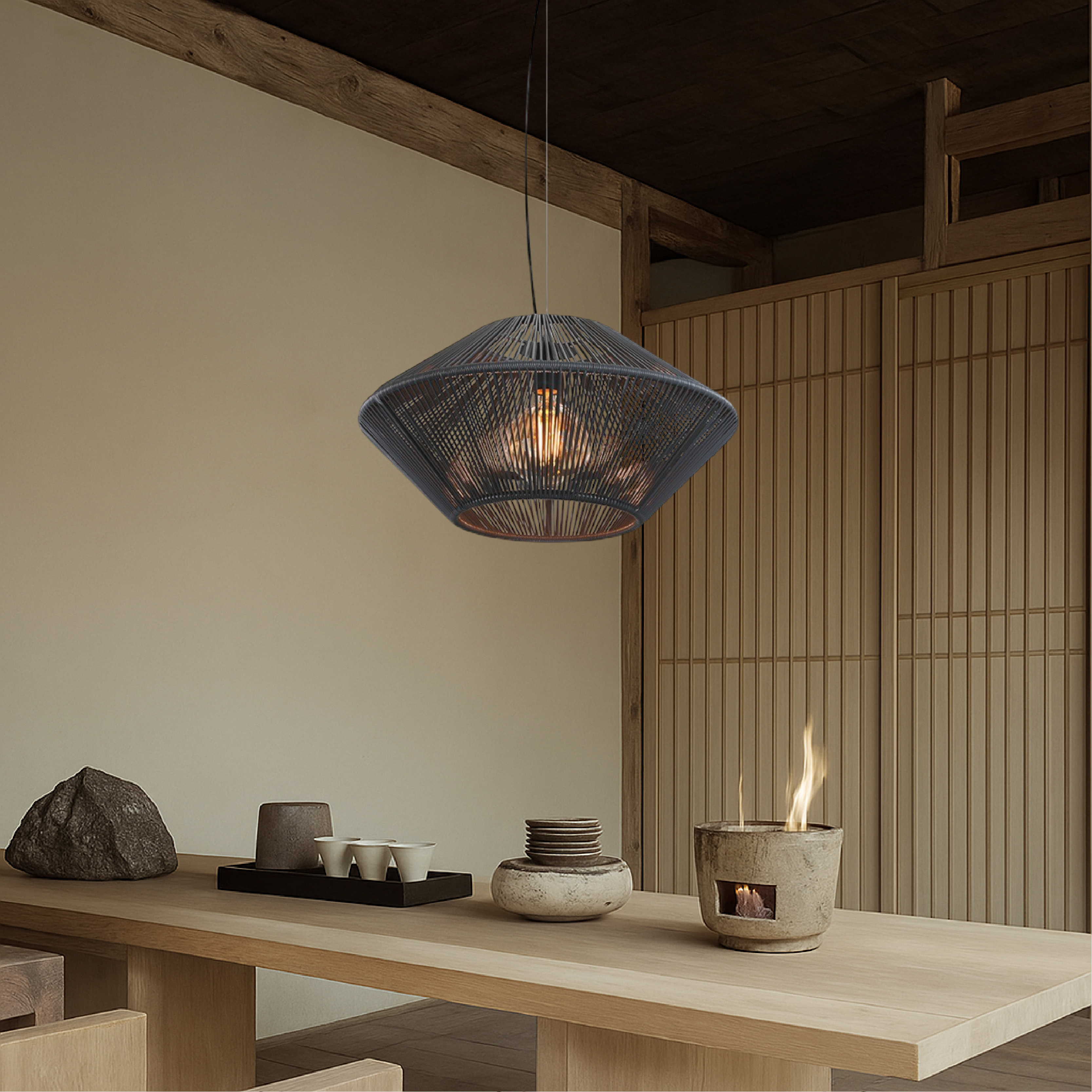 Handwoven Pendant Light