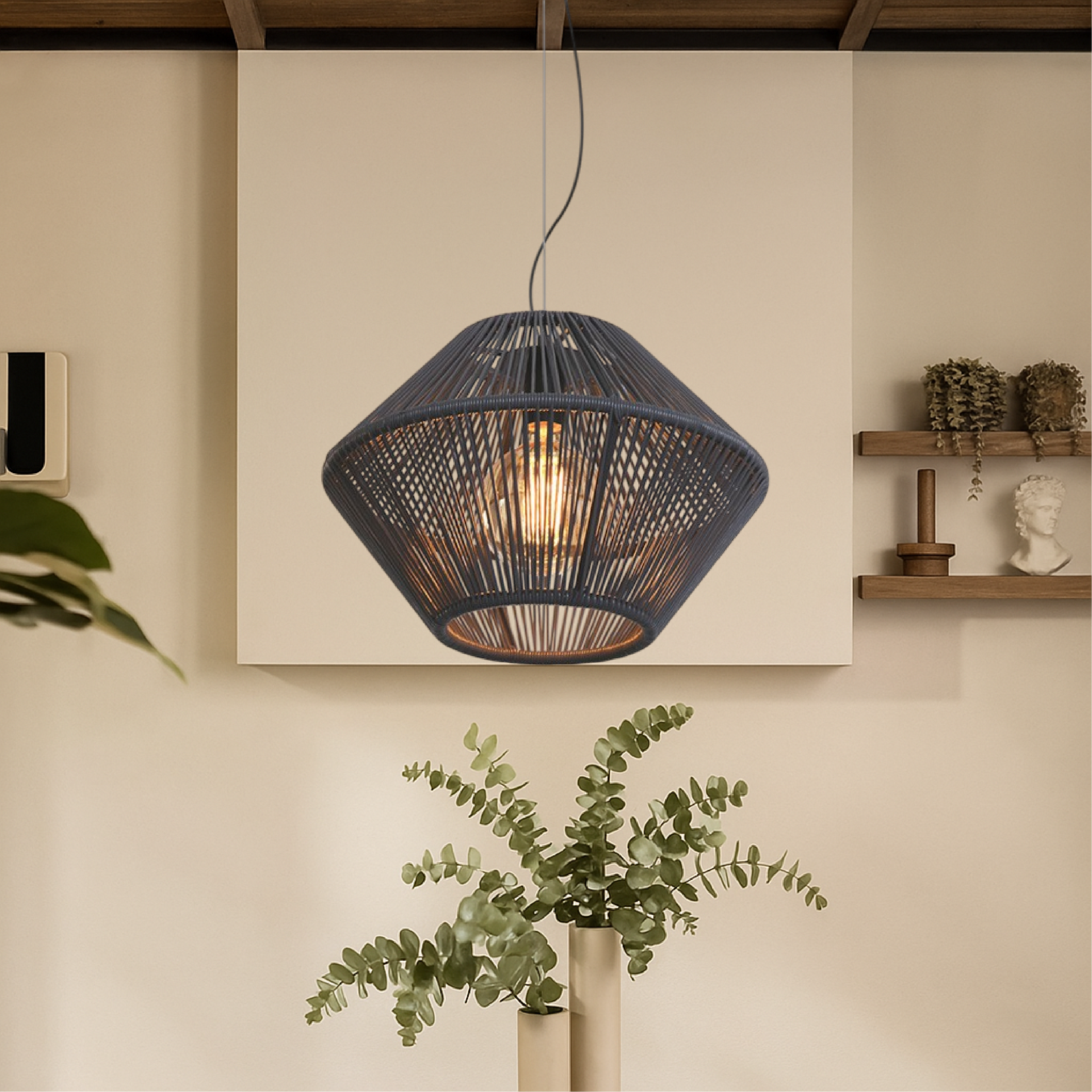 Handwoven Pendant Light