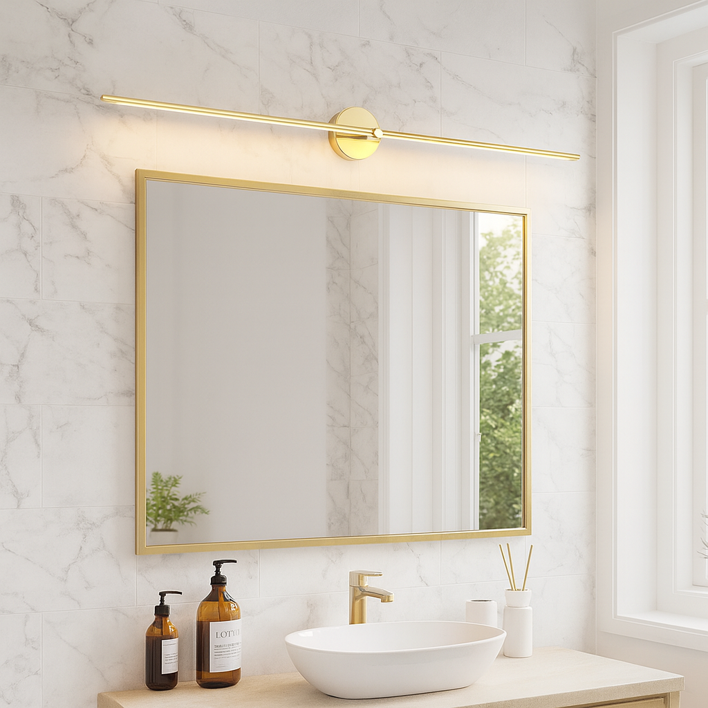 Bathroom Bar Wall Light For Above Mirror