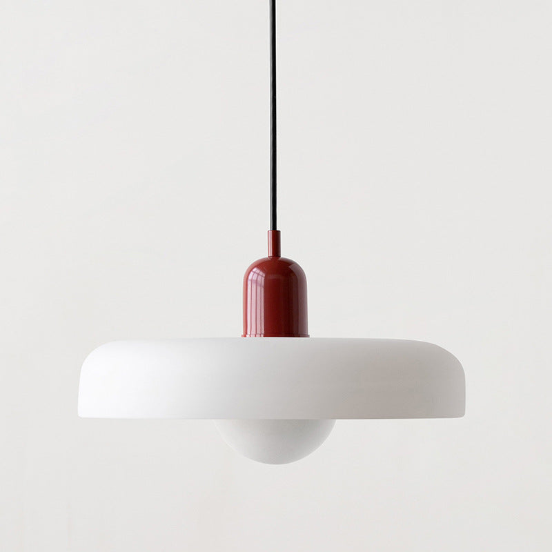 Bauhaus Colored Glass Pendant Light