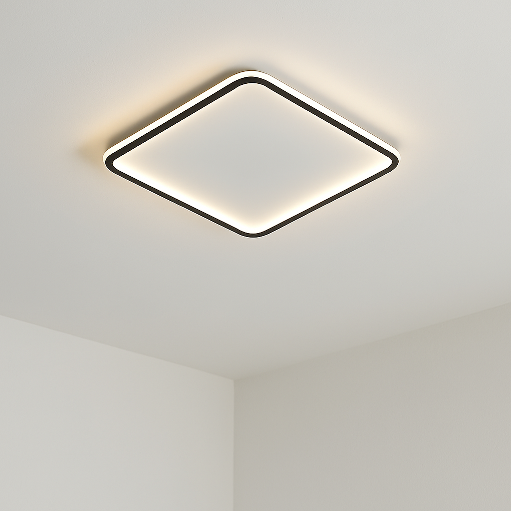 Mysaglobe Scandinavian Square Ceiling Light