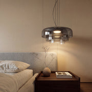 Lampe pendante en verre