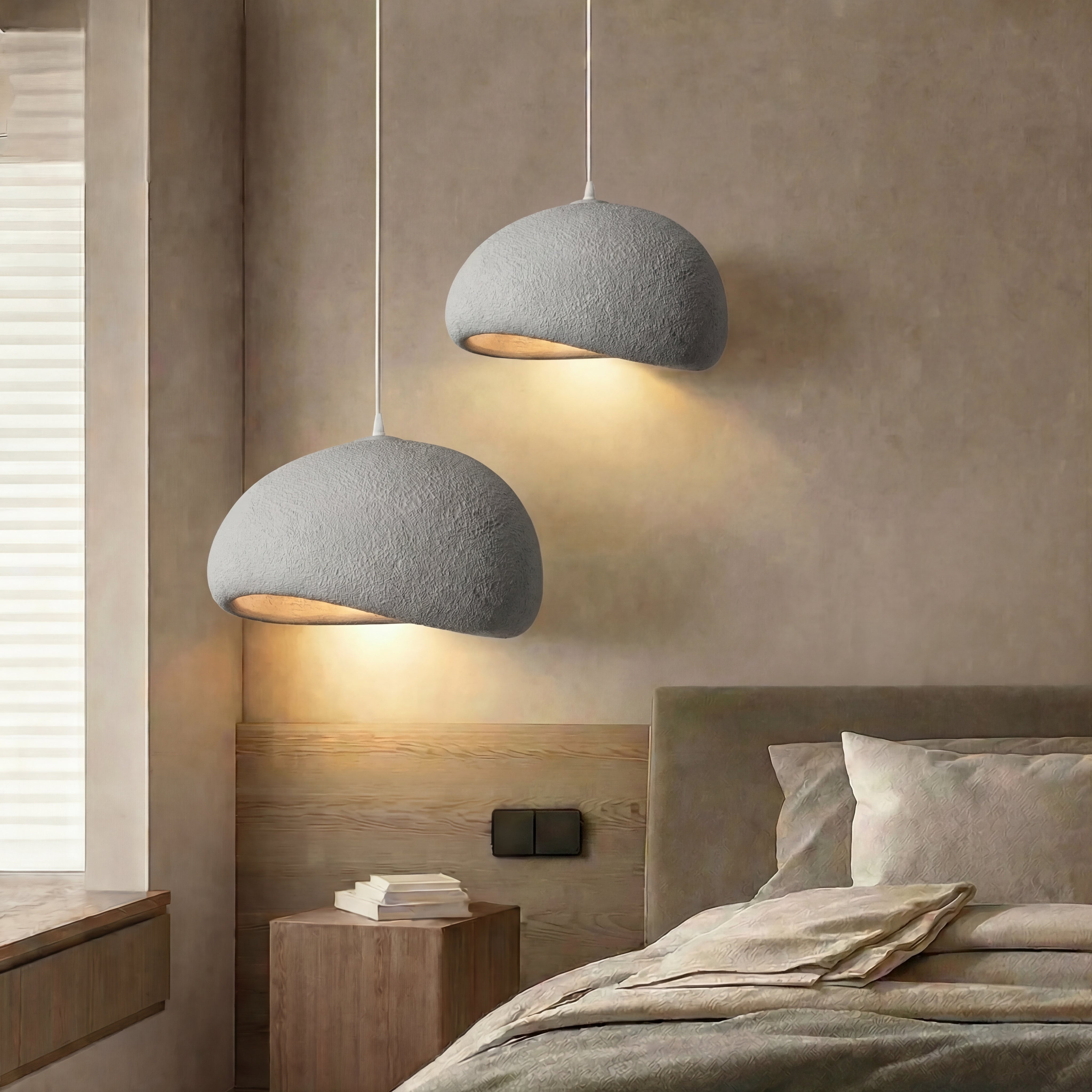 Lampada a sospensione Wabi Sabi di Lumi