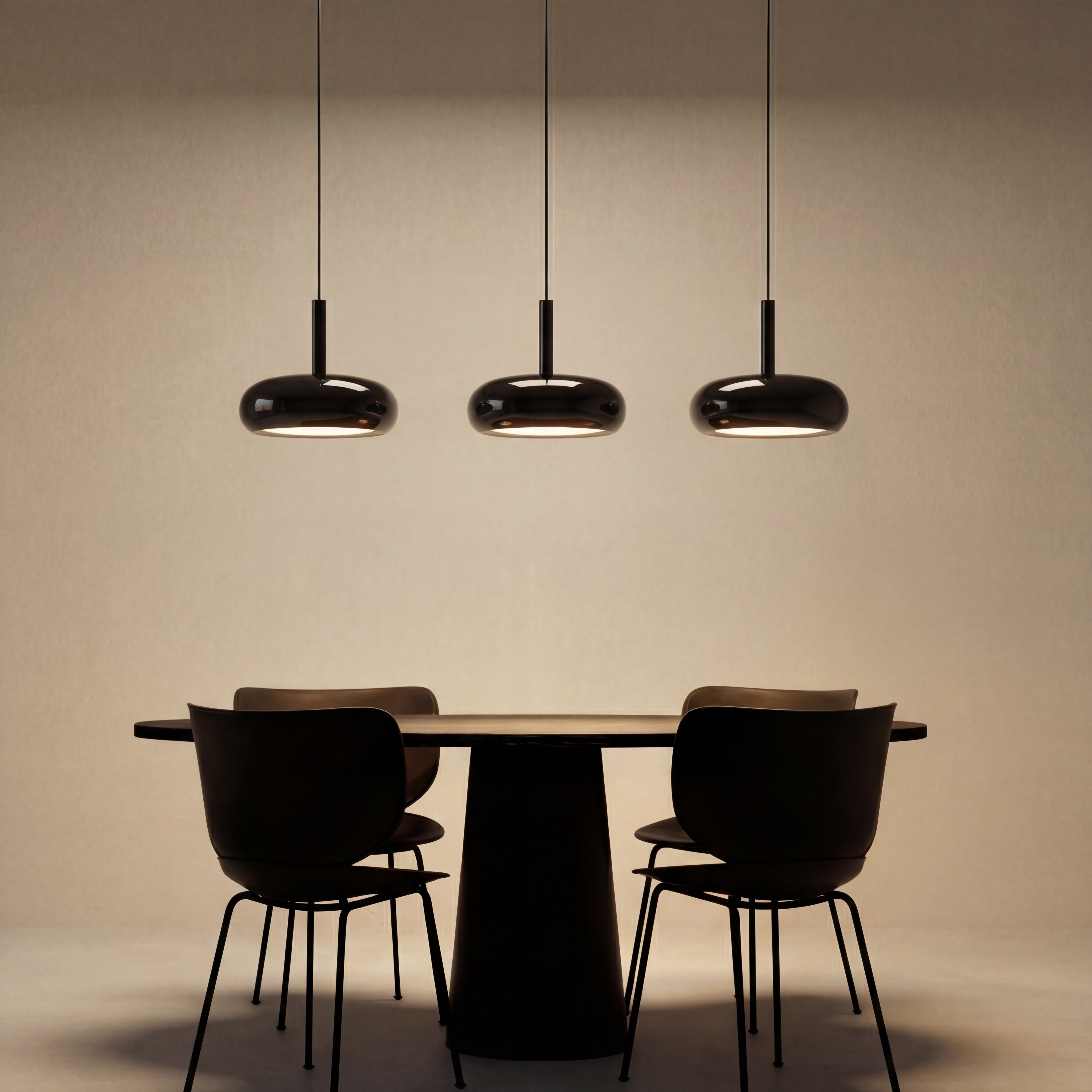 Lampada a sospensione da cucina a 3 teste
