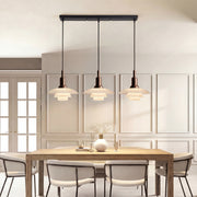 Lampada a sospensione di design danese a 2/3 teste