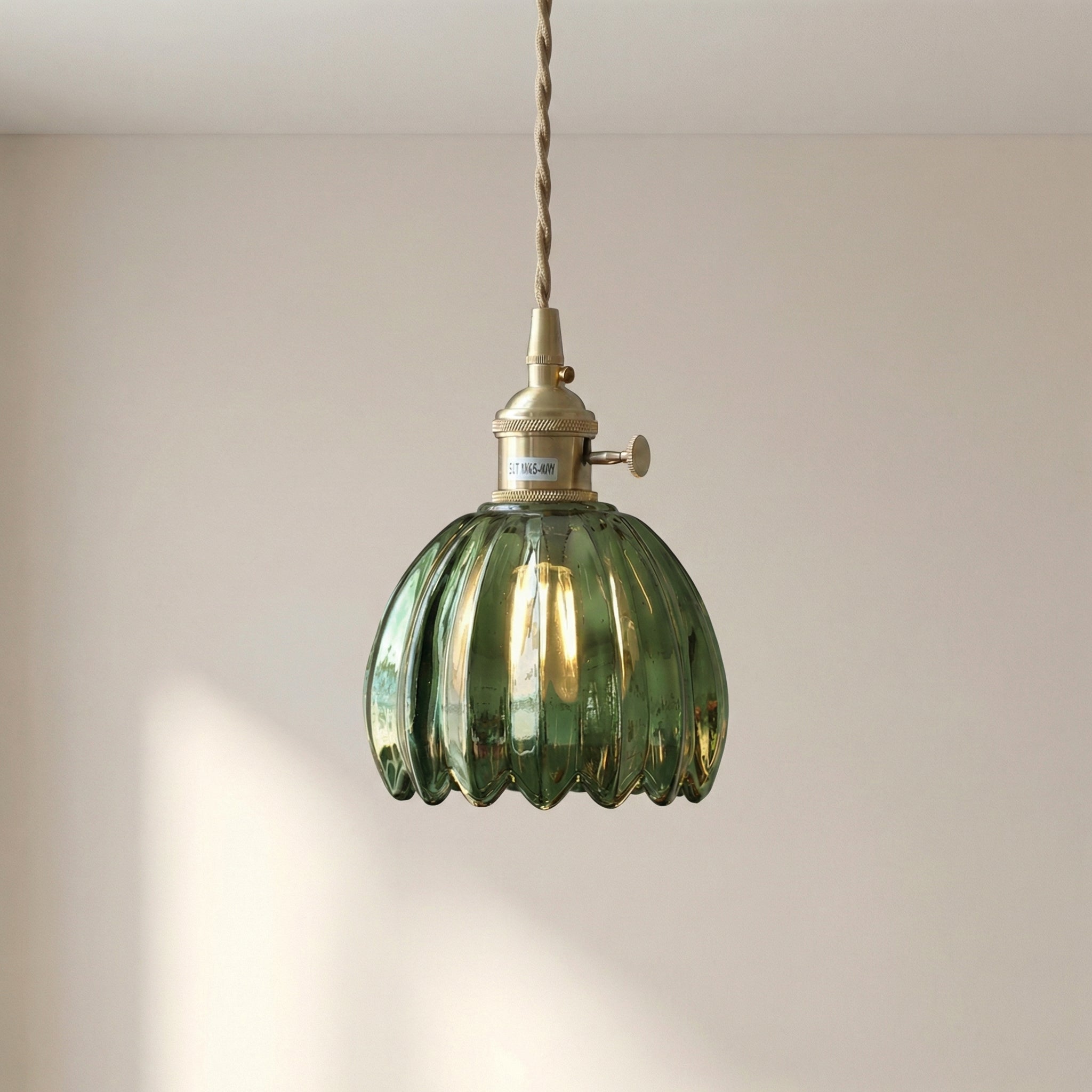 Japansk pendellampe i glas