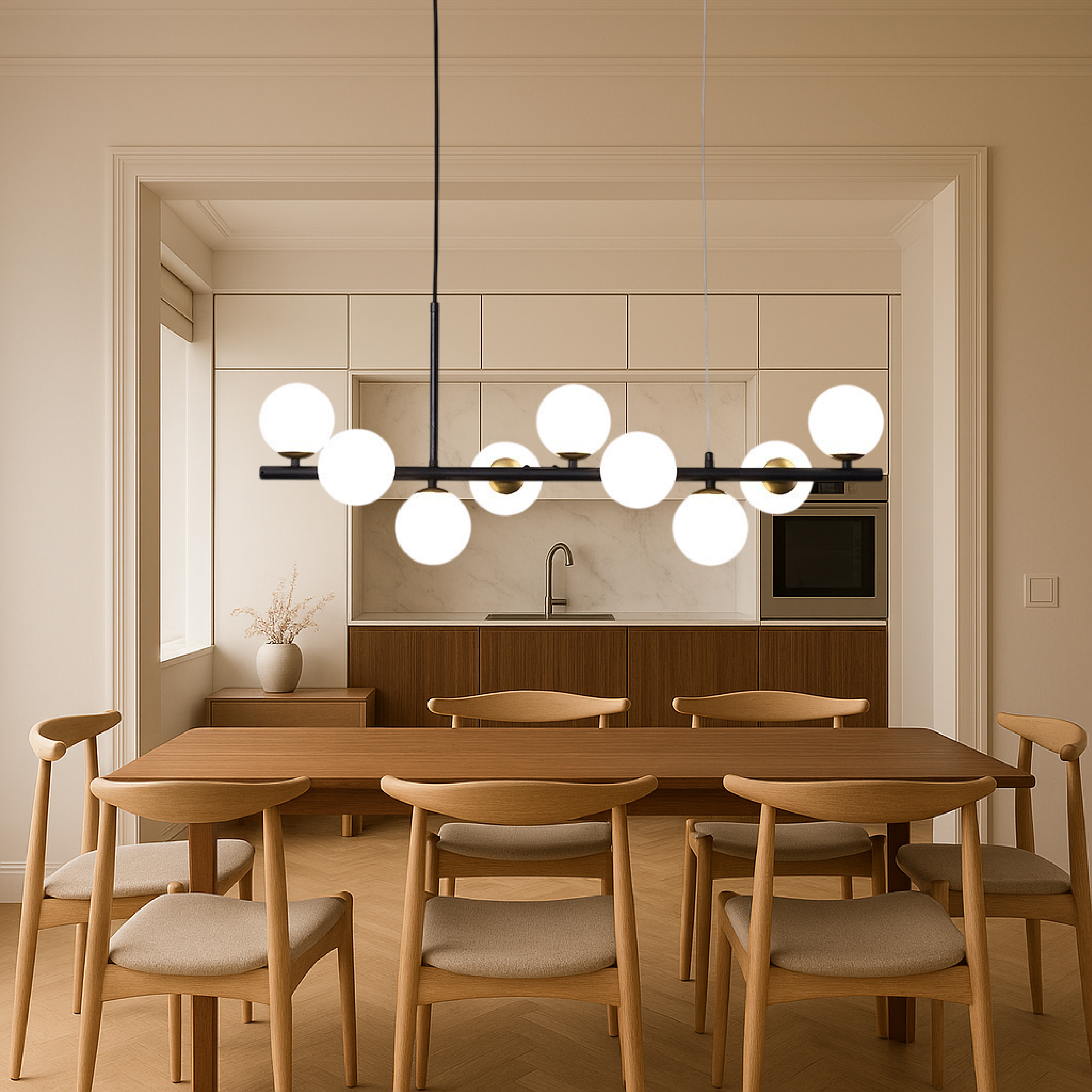 Dining Room Black Pendant Light