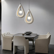 Japandi Oval Pendant Light