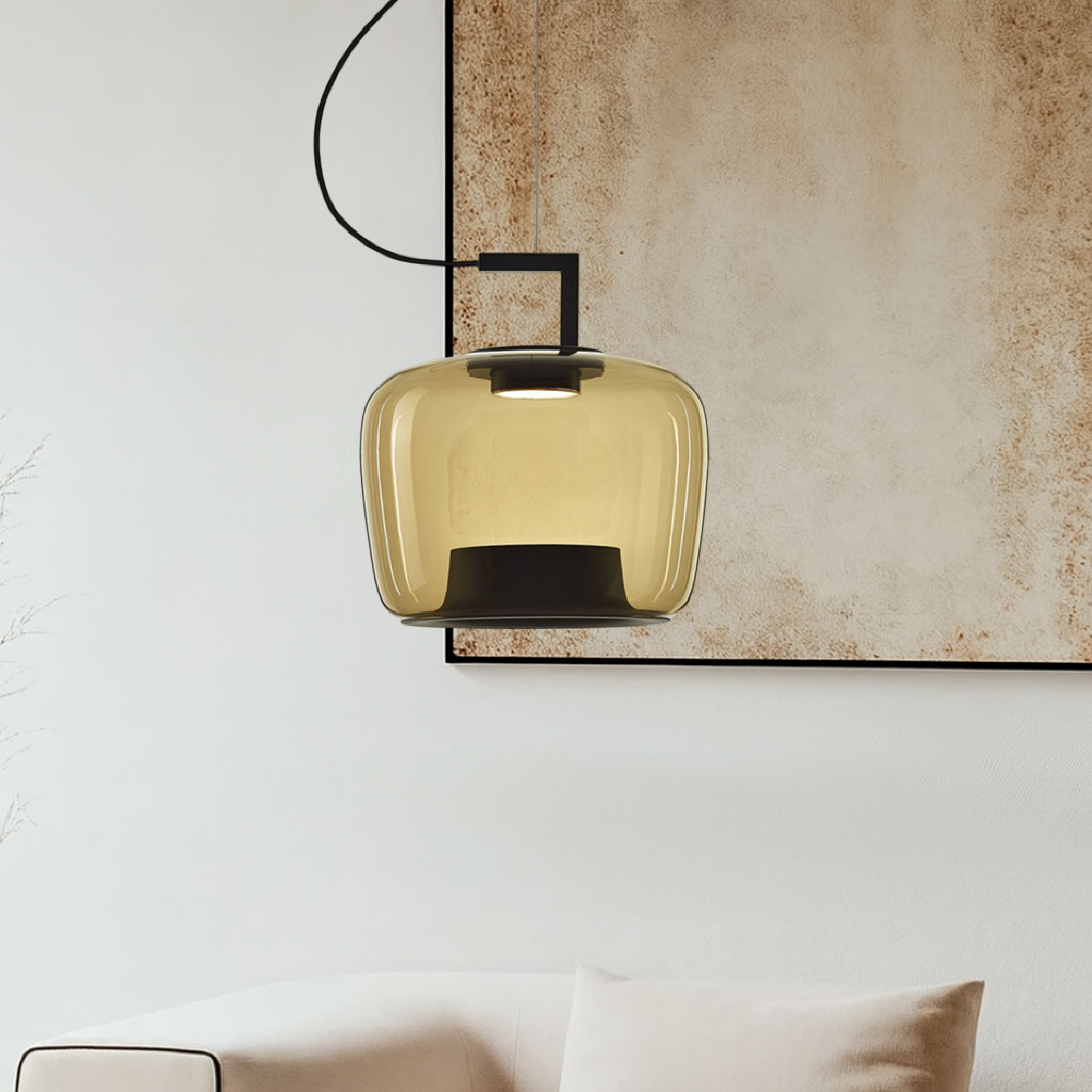 Jaura's Glass Pendant Light