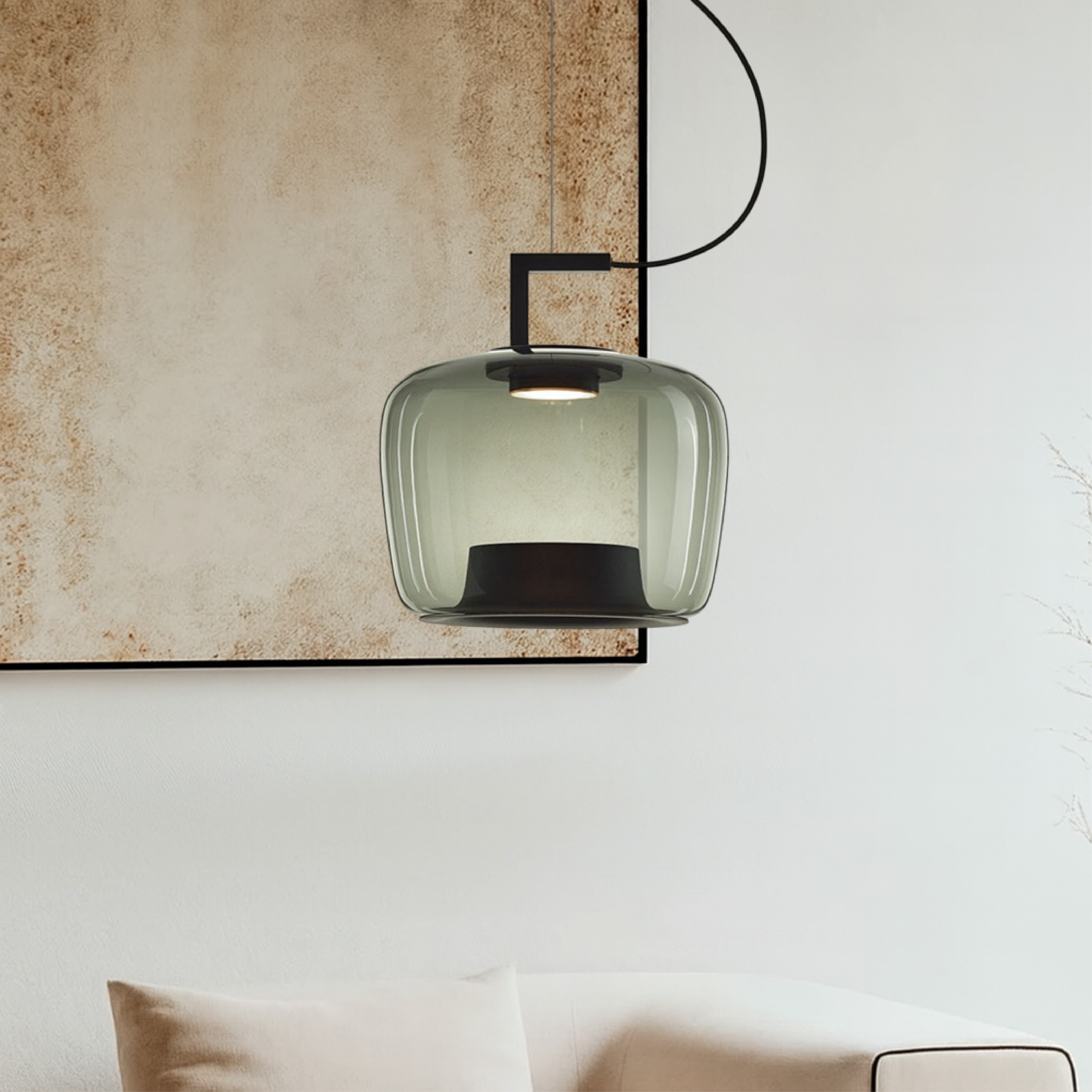 Jaura's Glass Pendant Light