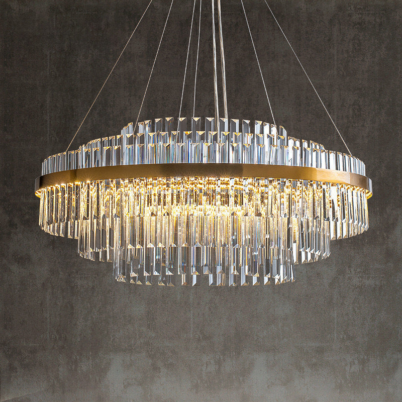 Lustre de luxe en cristal