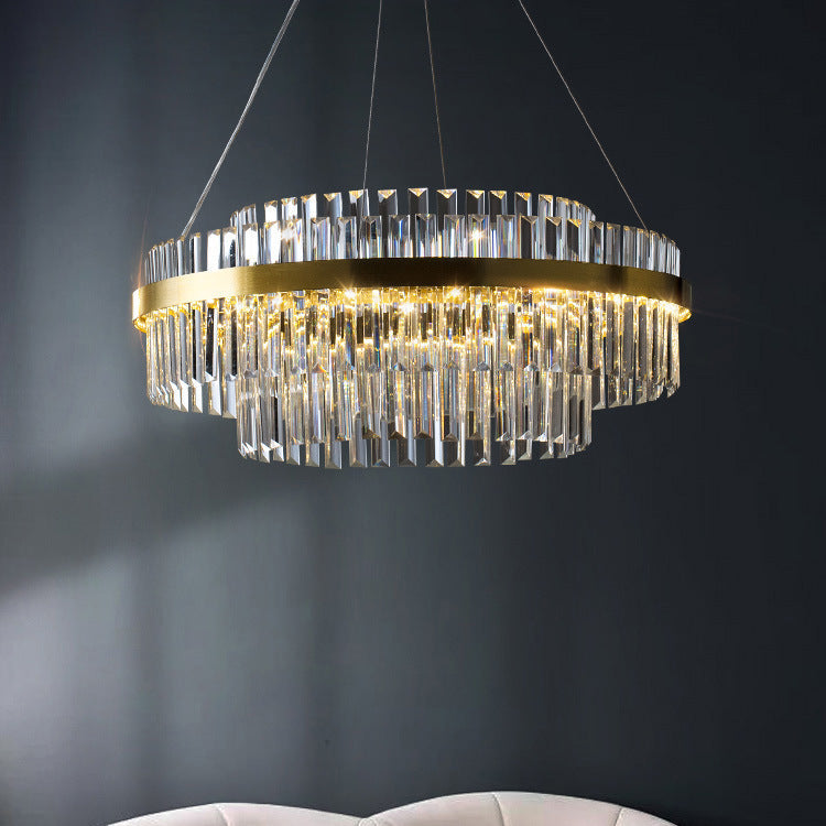 Lustre de luxe en cristal