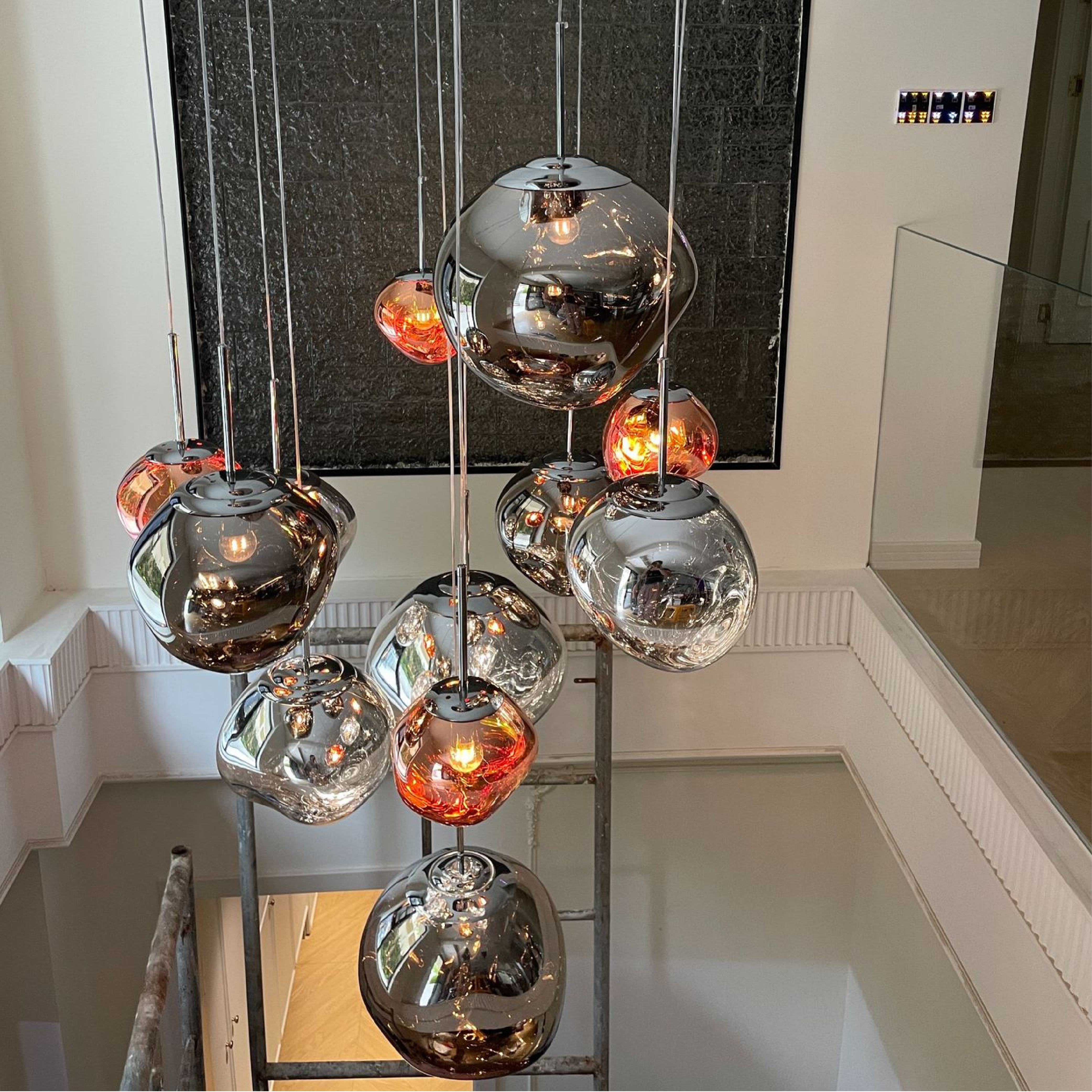 Melt Glass Pendant Light
