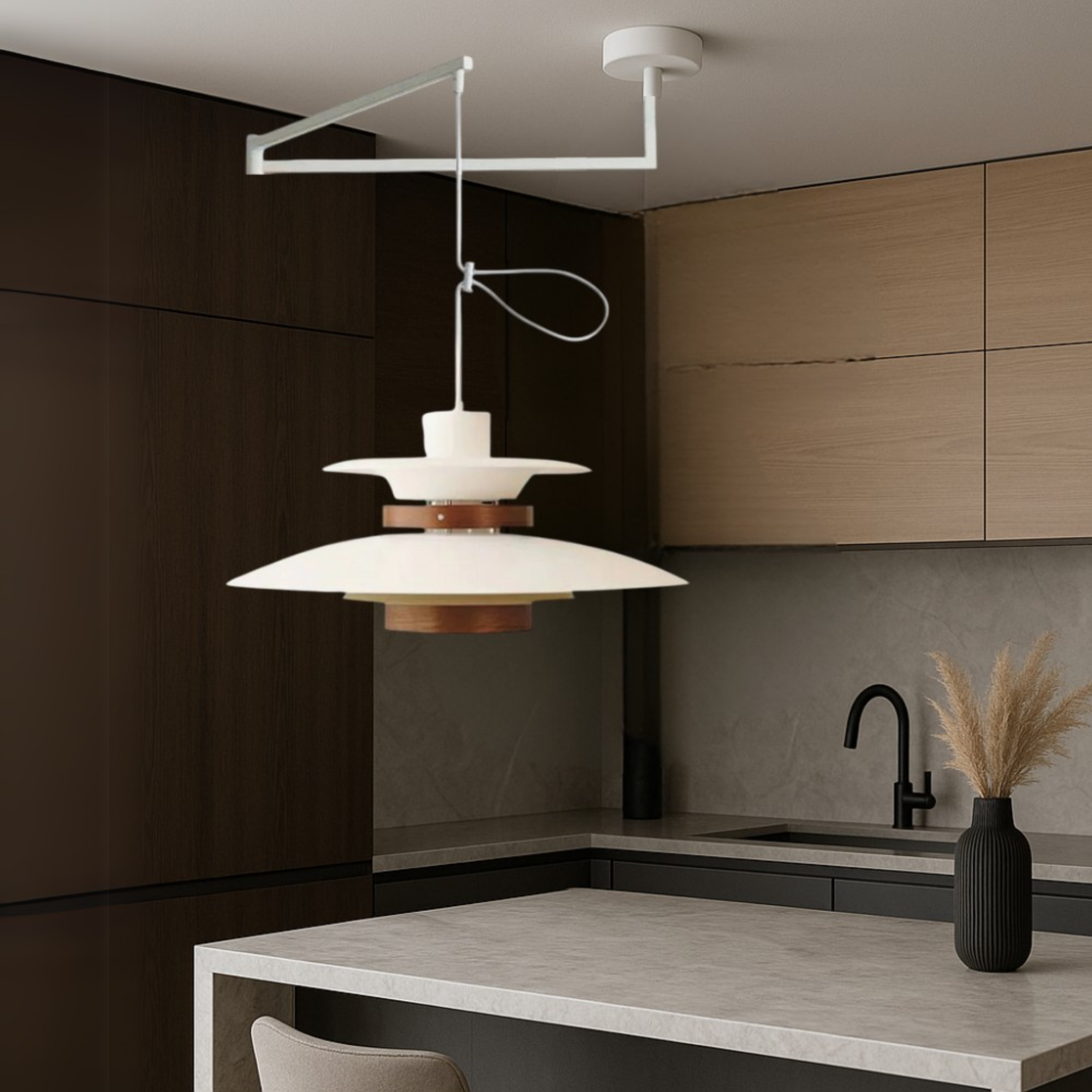 Merado Swing Arm Pendant Light