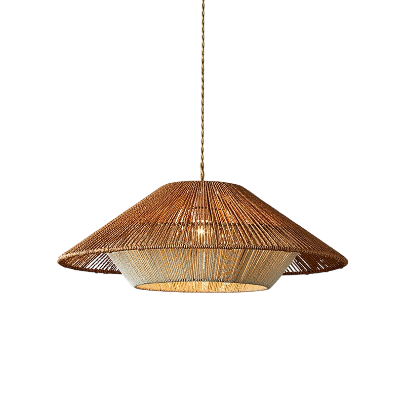 Bamboo Woven Pendant Light