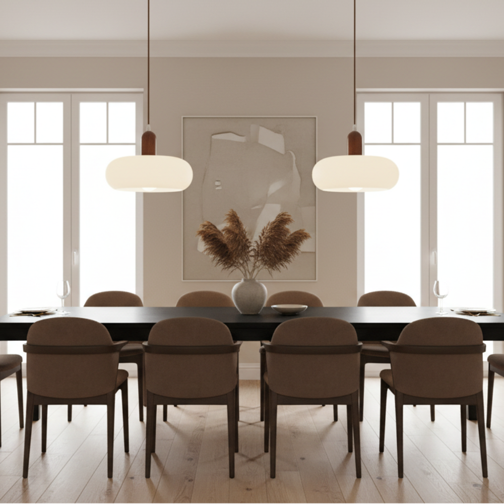 Lámpara colgante Nordic Cream