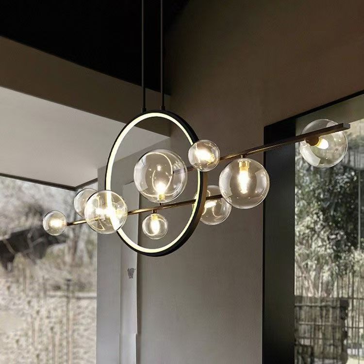 Glass Kitchen Table Chandelier
