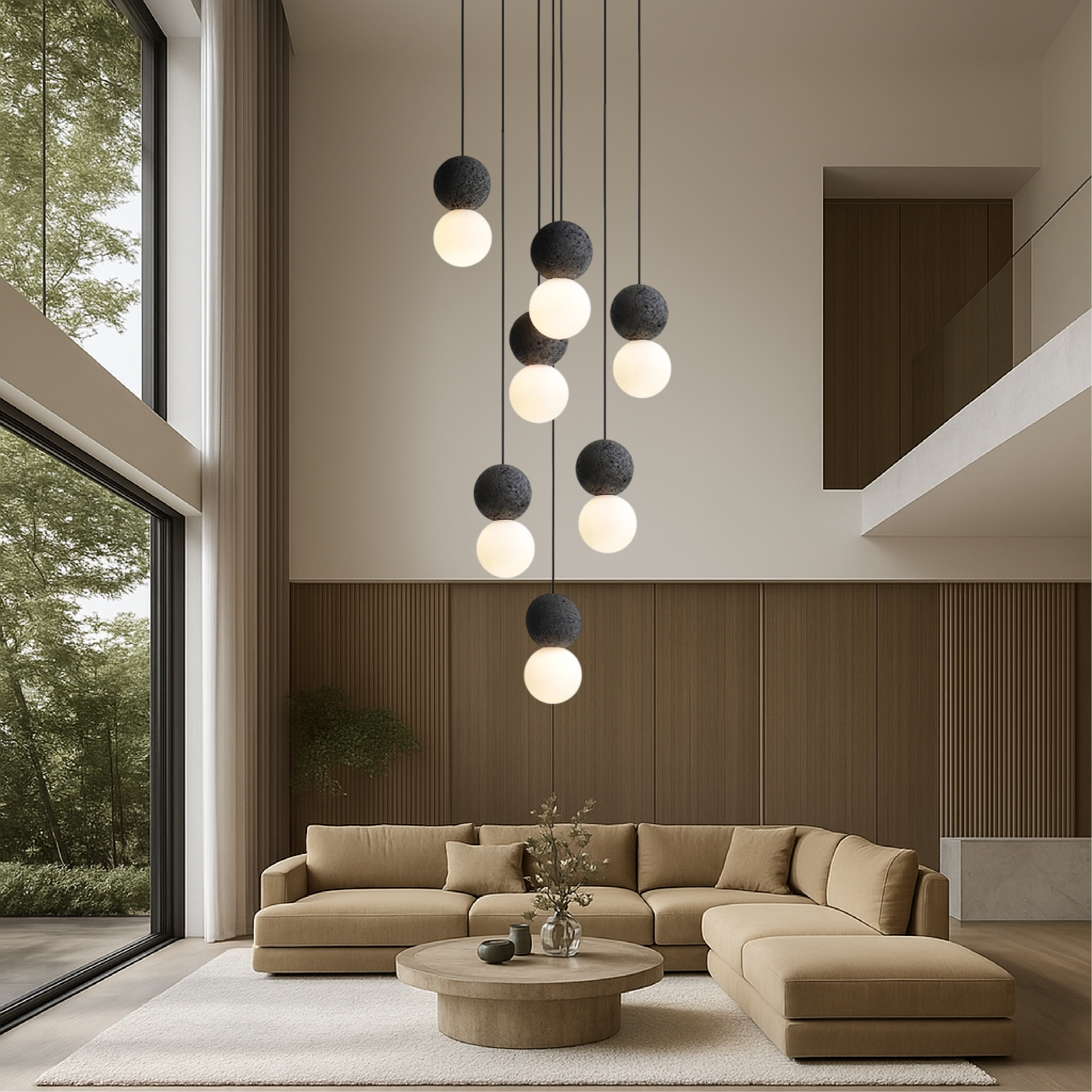 Obsidian Chandelier