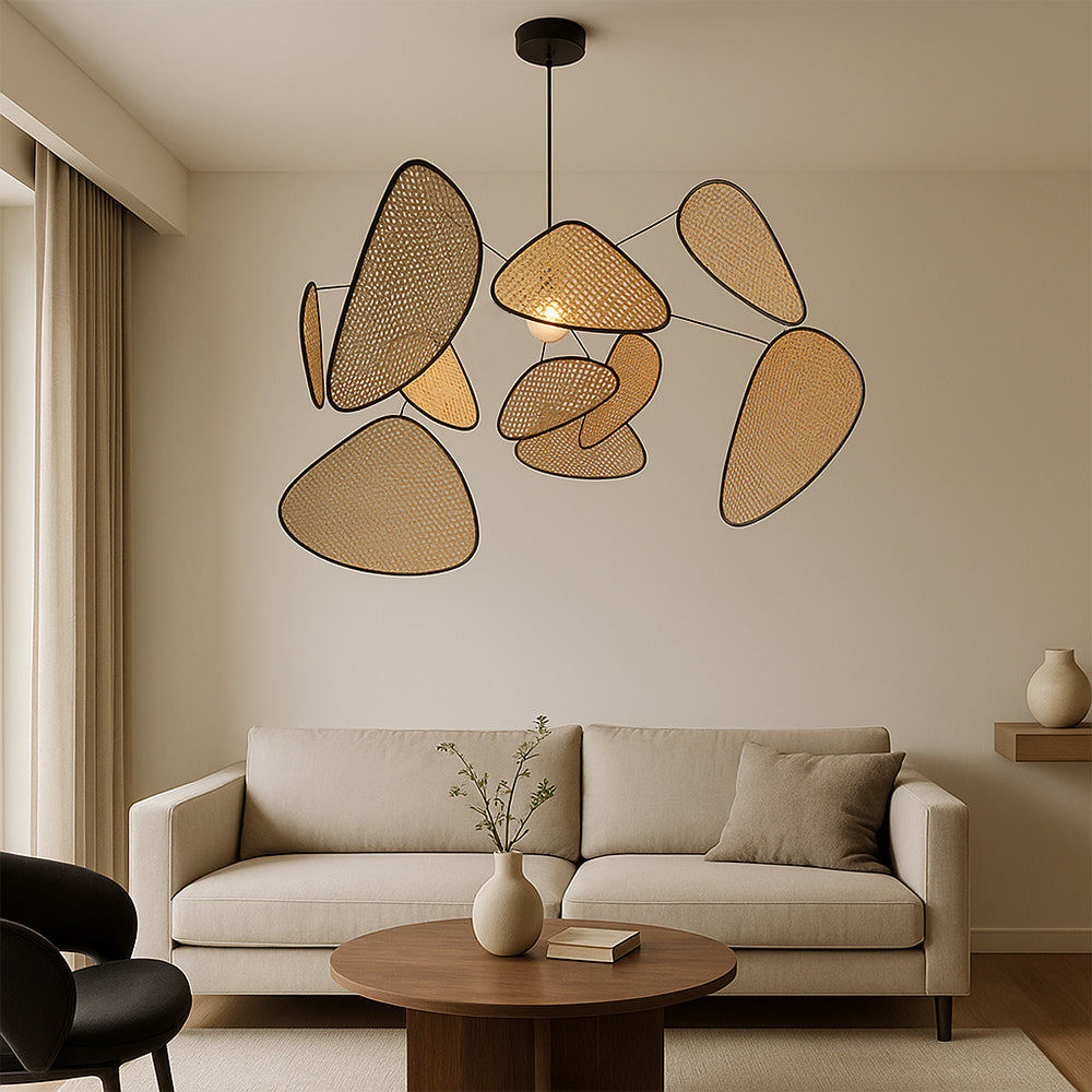 Bria's Rattan Pendant Light