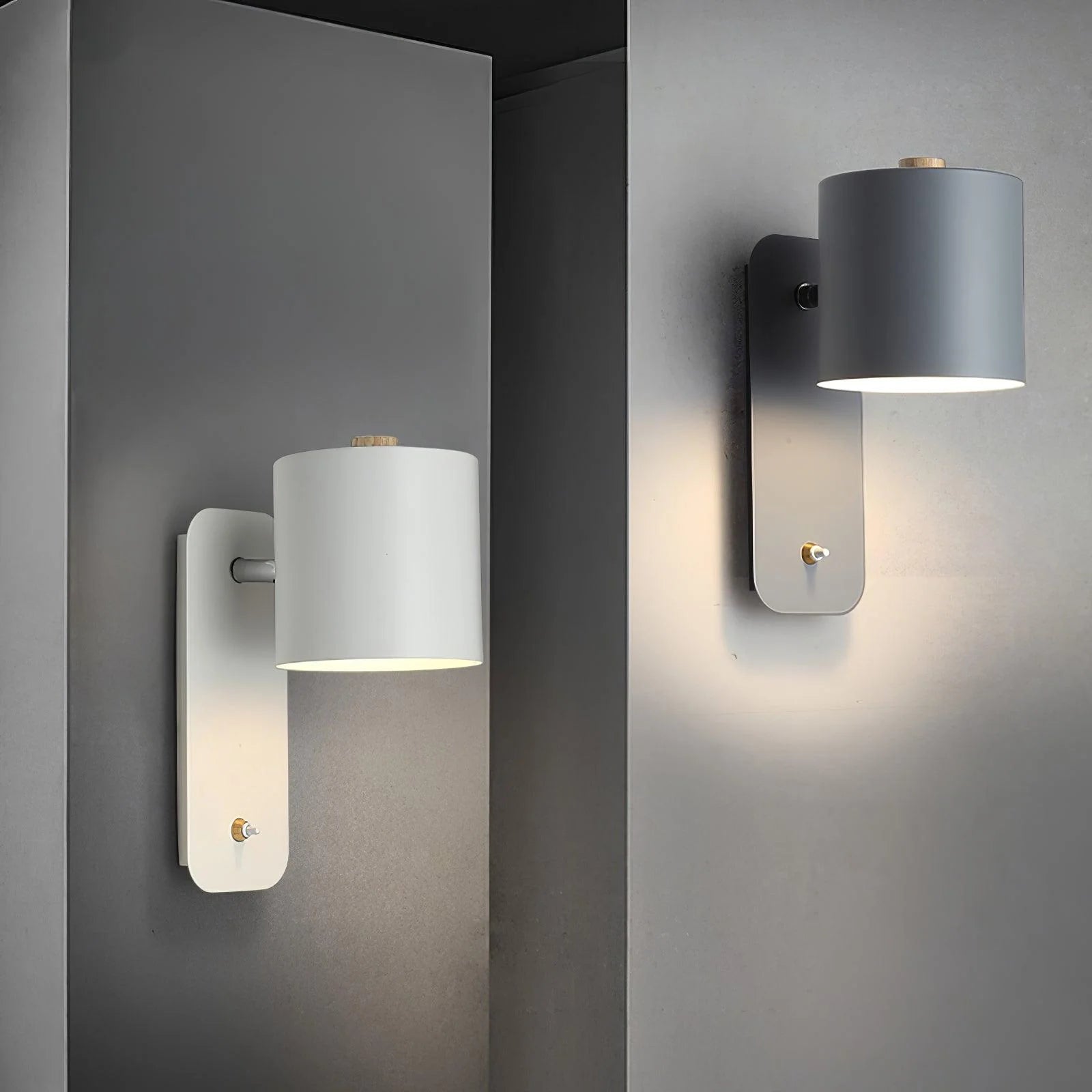 Cylinder Plug-in Wall Lamp
