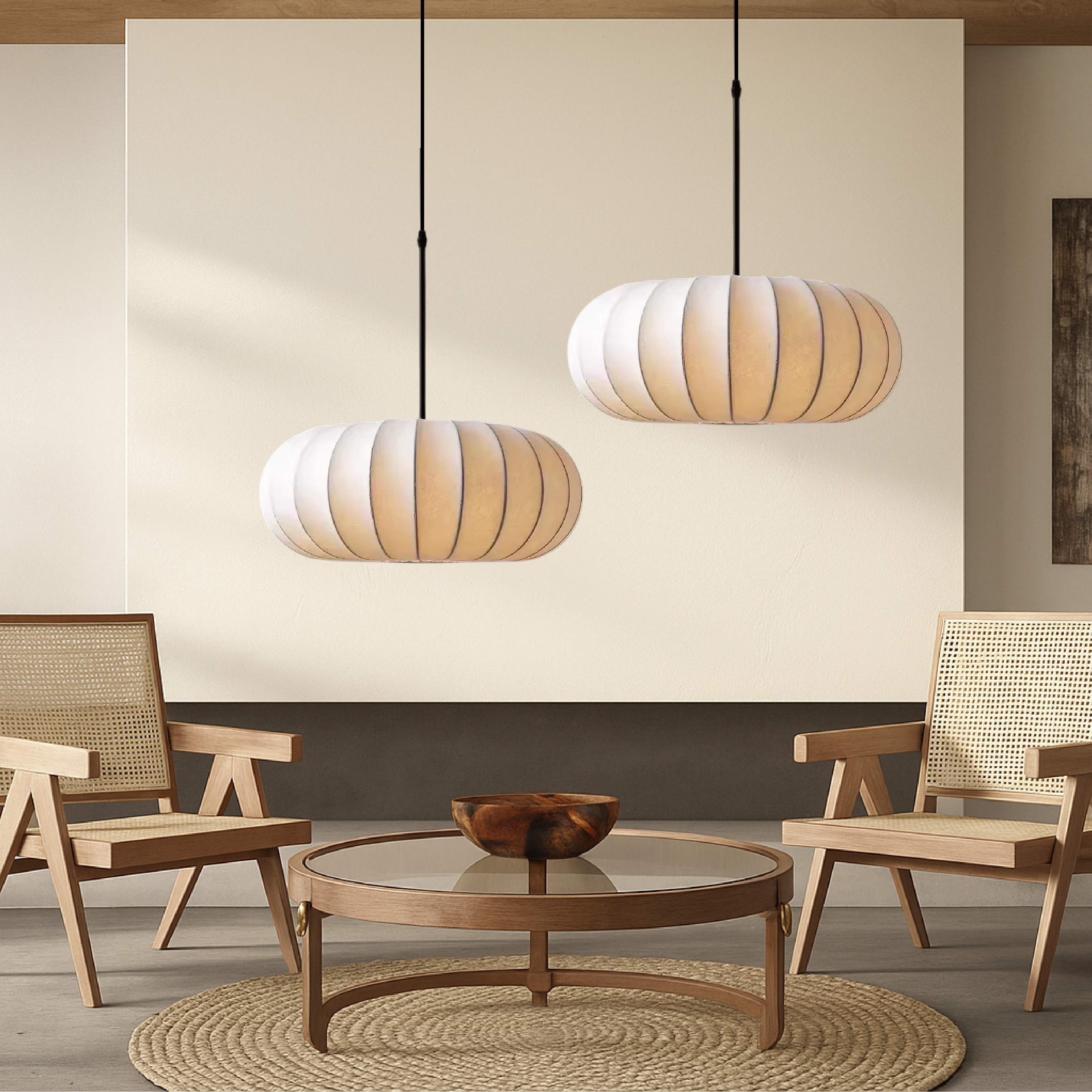 Lampe suspendue en soie Verona