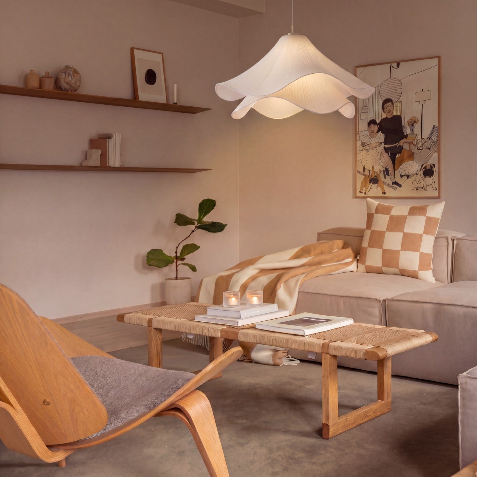 Lámpara colgante Etherule Flower