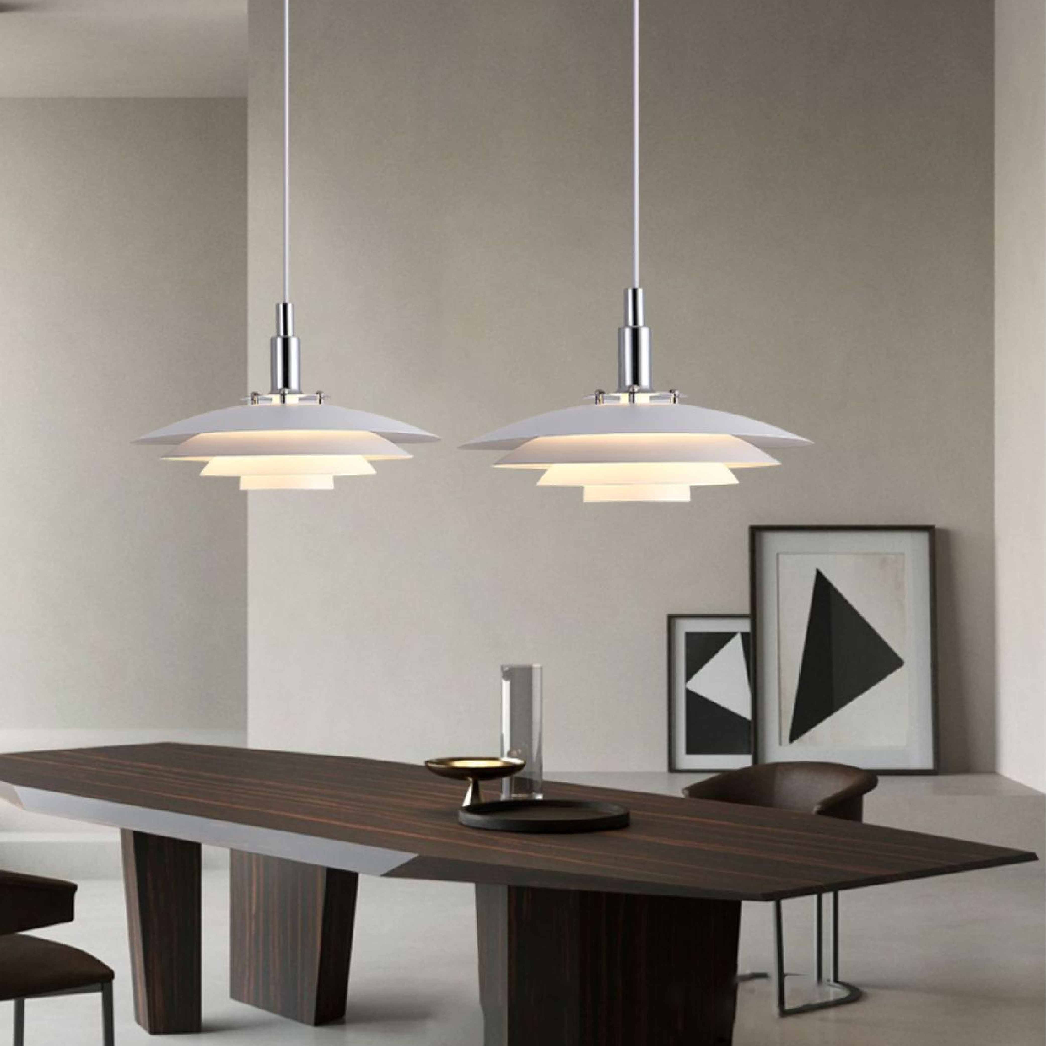 Metal Layer Pendant Light