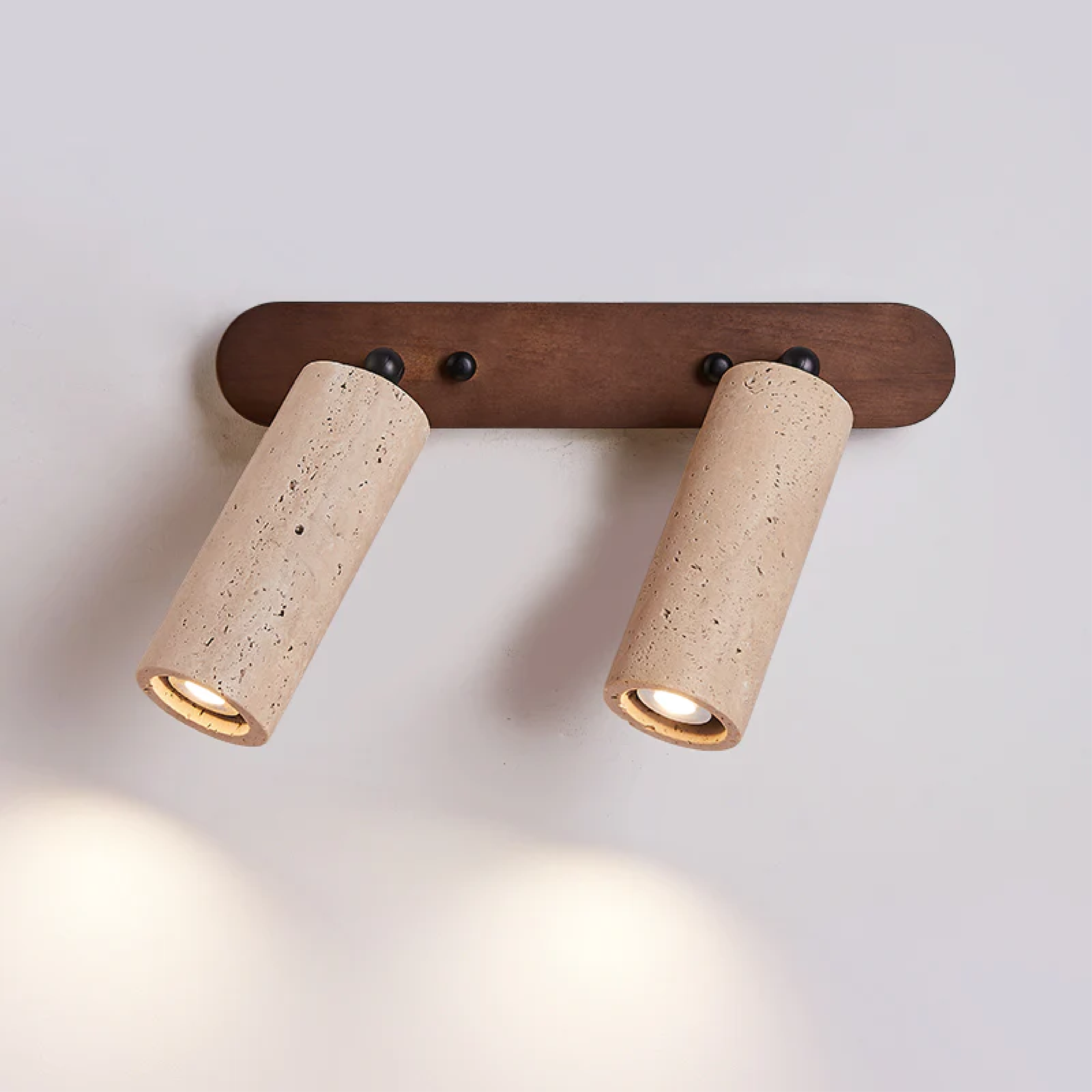 Travertine Rotatable Wall Light