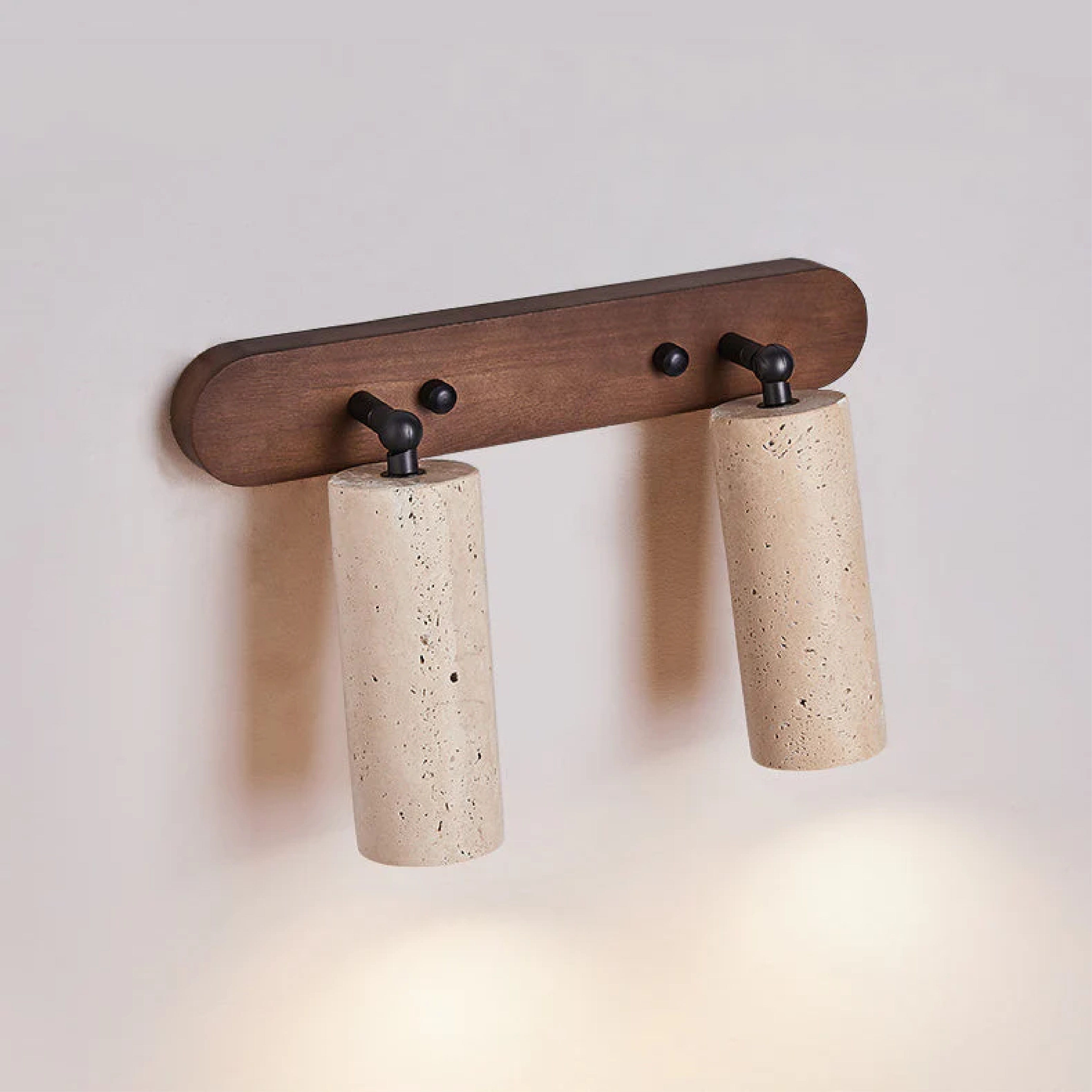 Travertine Rotatable Wall Light